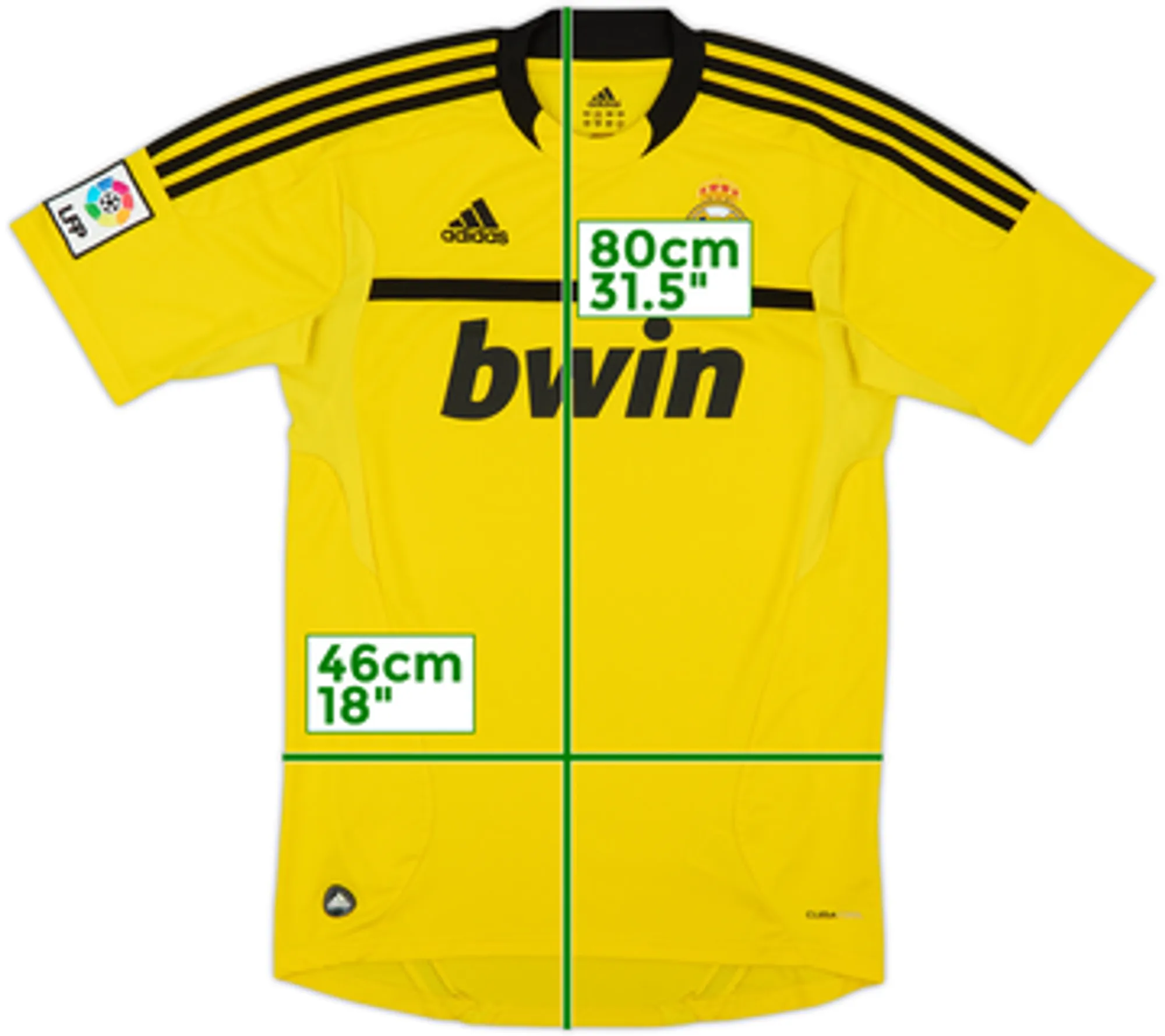 2011-12 Real Madrid GK S/S Shirt - 8/10 - (S)