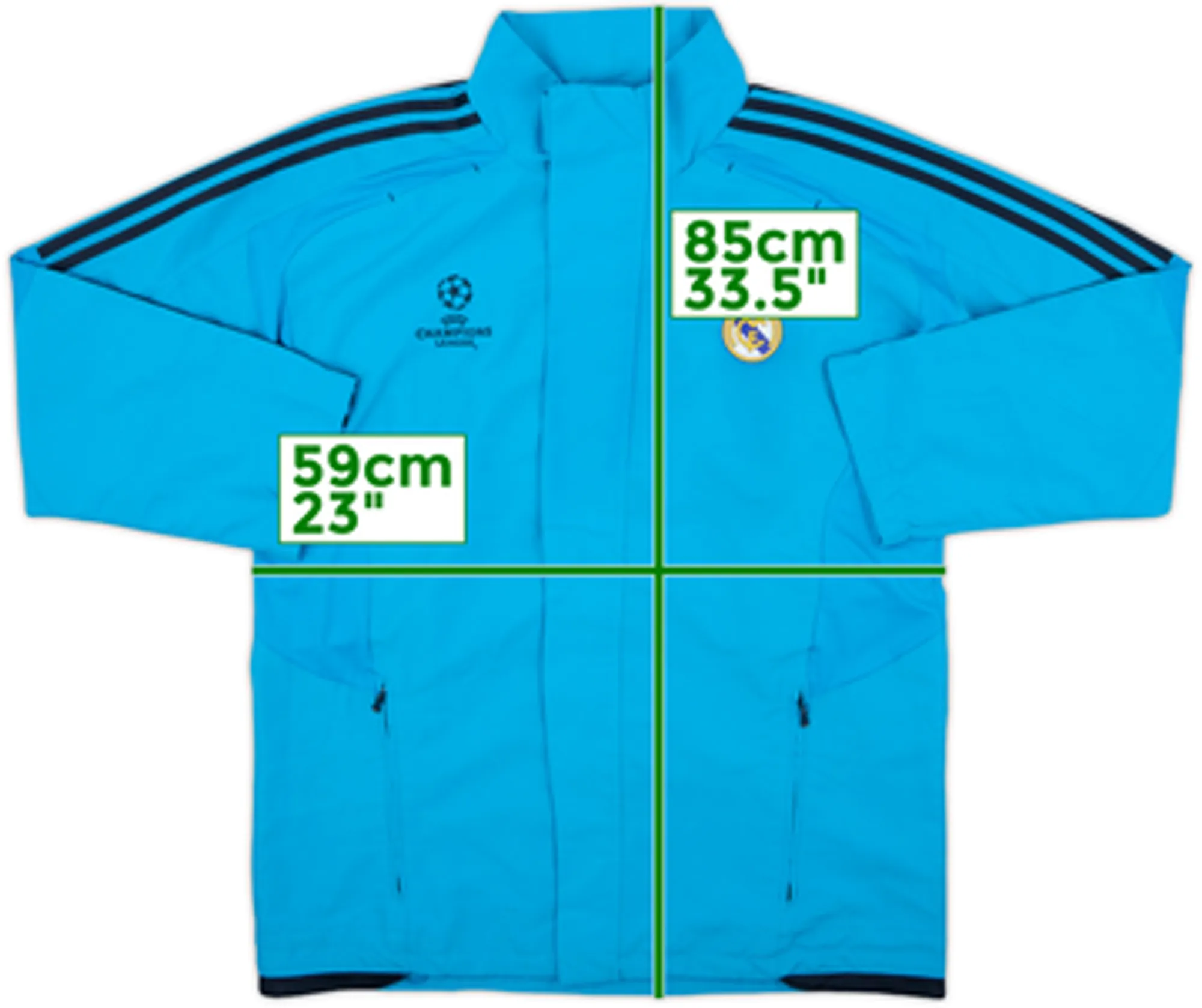 2011-12 Real Madrid adidas CL Track Jacket - 9/10 - (XL)