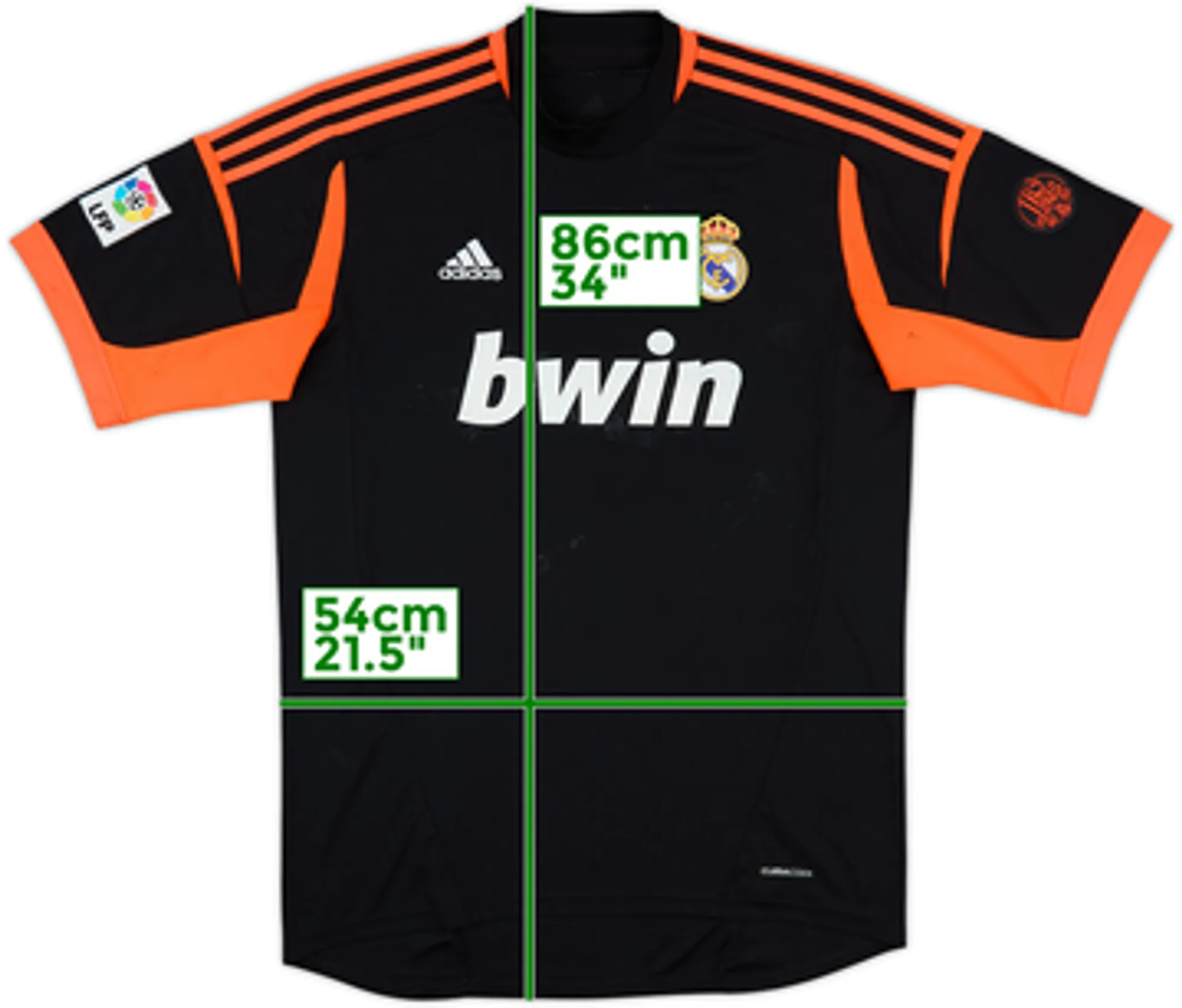 2012-13 Real Madrid GK S/S Shirt - 4/10 - (L)
