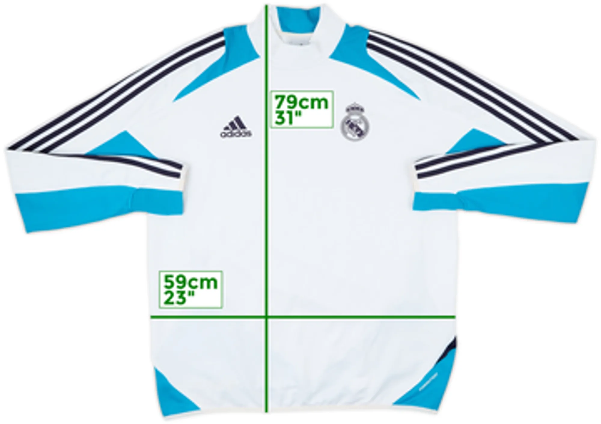 2012-13 Real Madrid adidas Drill Top - 10/10 - (L/XL)