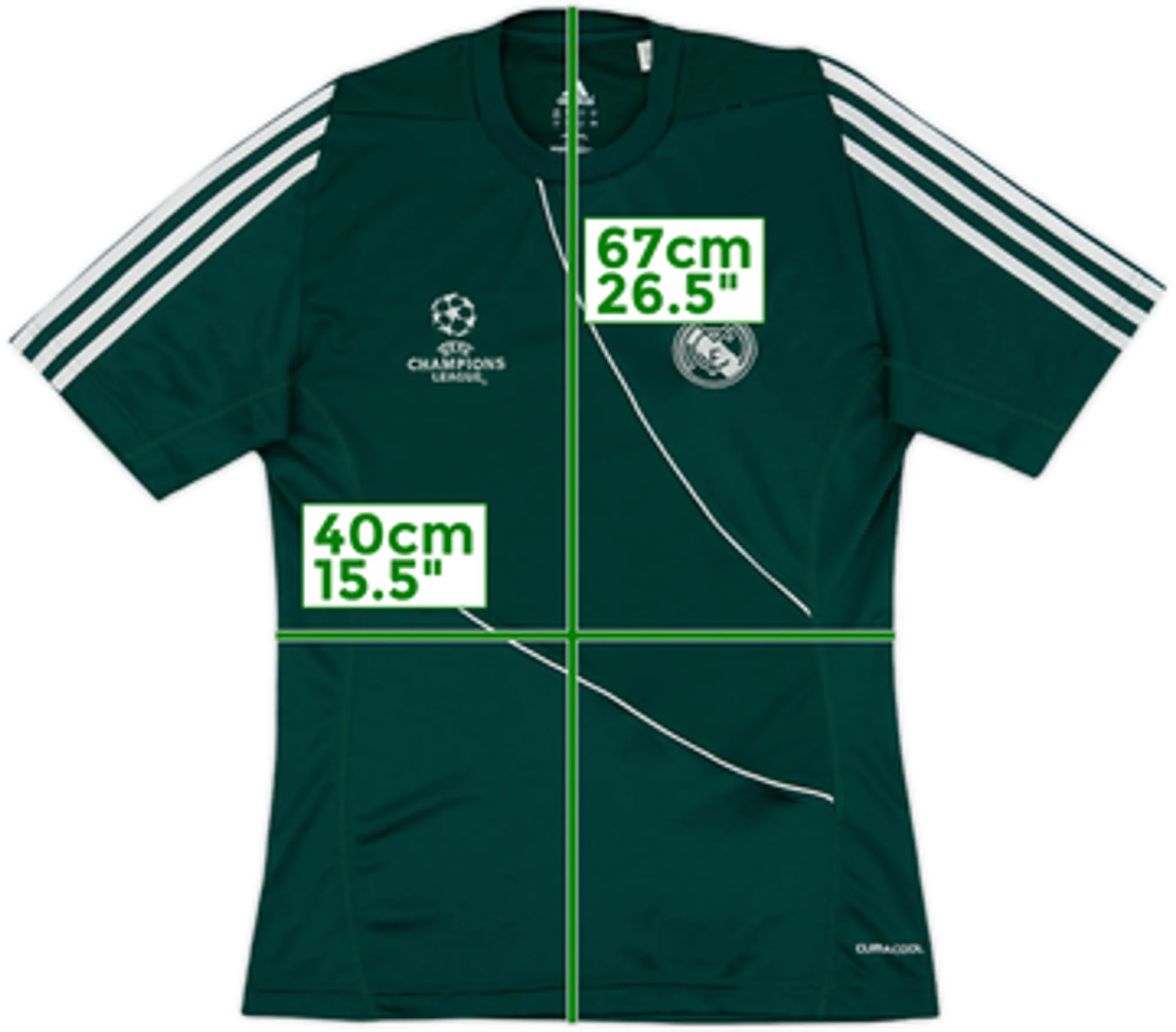 2012-13 Real Madrid adidas CL Training Shirt - 5/10 - (S)