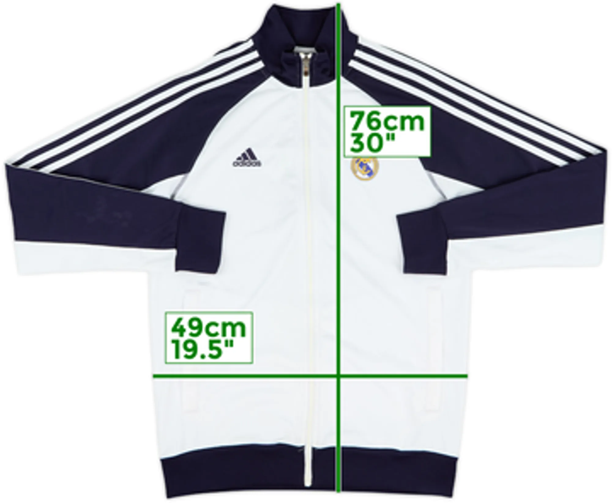 2012-13 Real Madrid adidas Track Jacket - 8/10 - (L)
