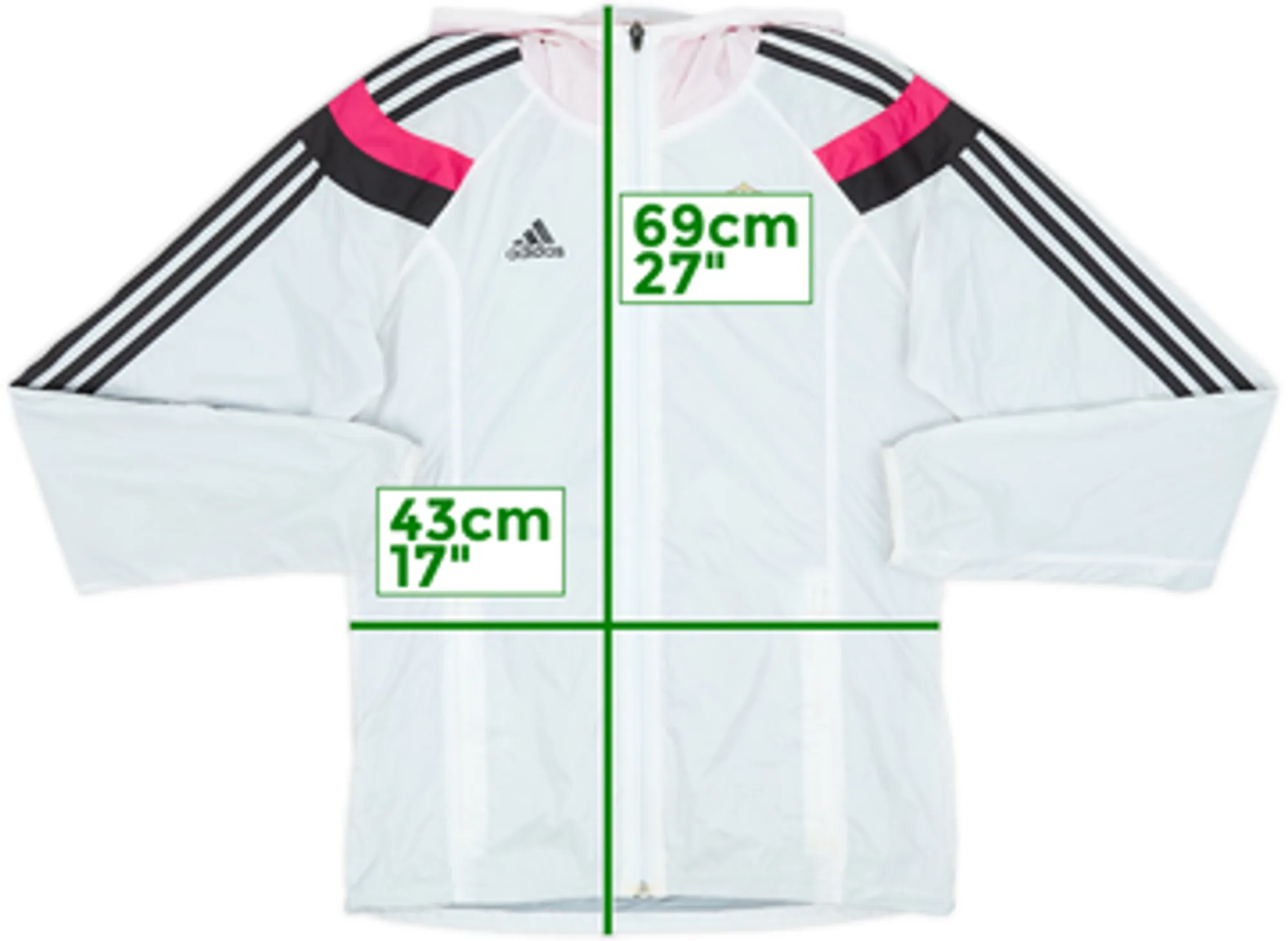 2014-15 Real Madrid adidas Hooded Rain Jacket - 6/10 - (XS)