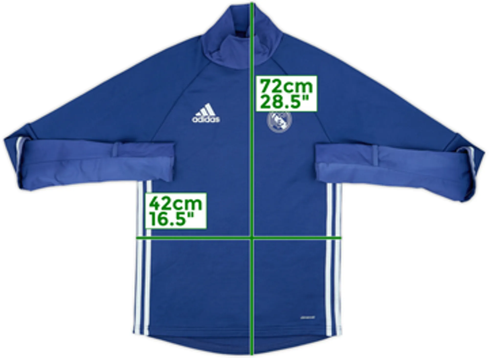 2016-17 Real Madrid adidas Drill Top - 8/10 - (M)