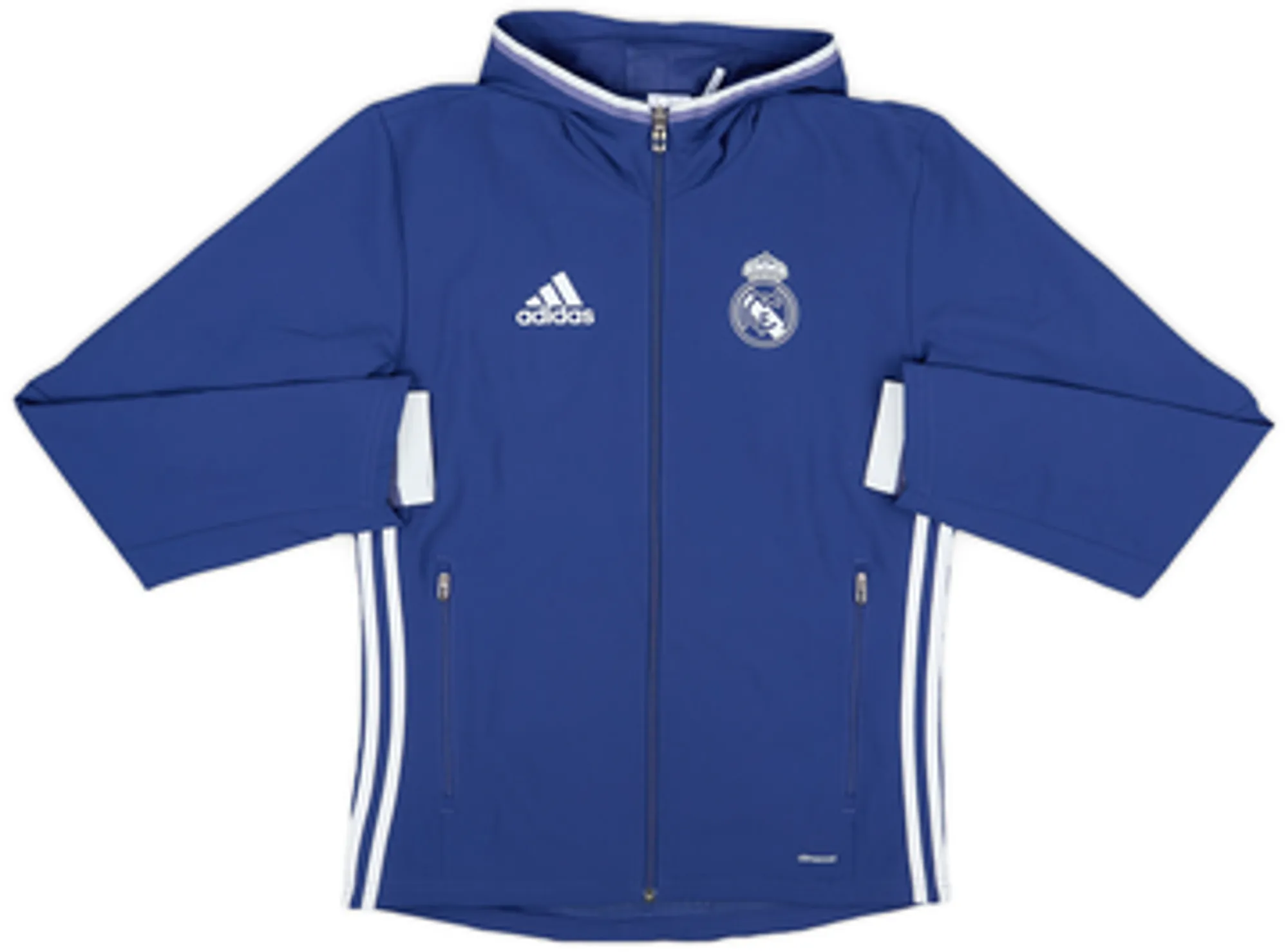 2016-17 Real Madrid adidas Hooded Track Jacket - 8/10 - (L)