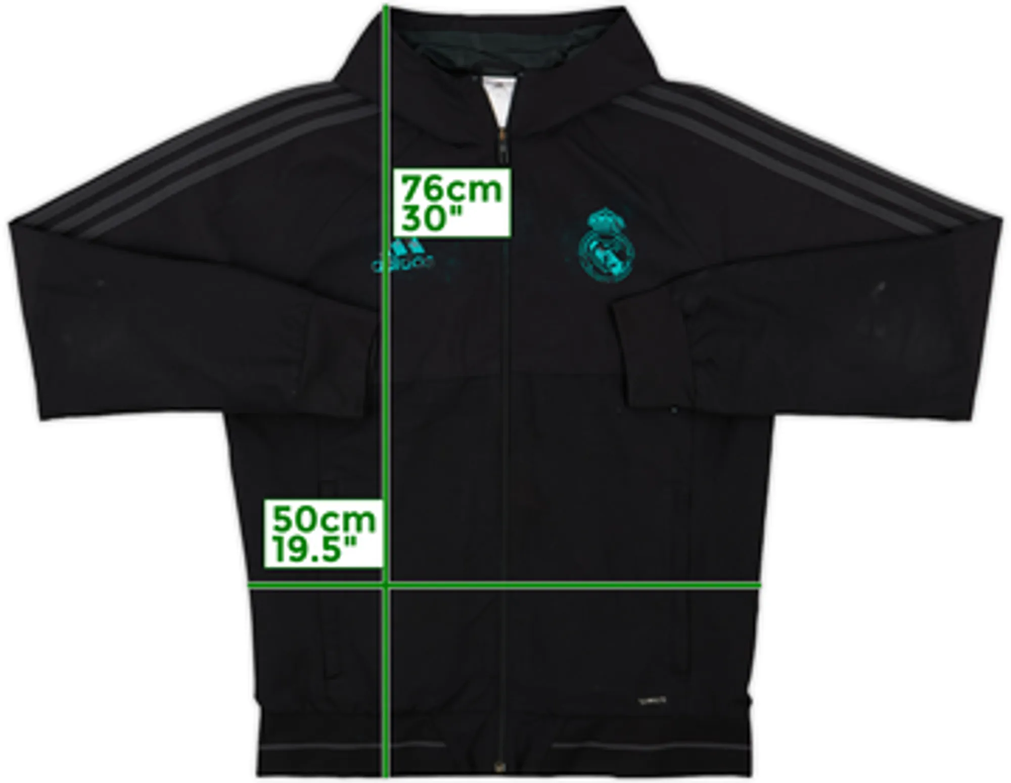 2017-18 Real Madrid adidas Hooded Track Jacket - 4/10 - (L)