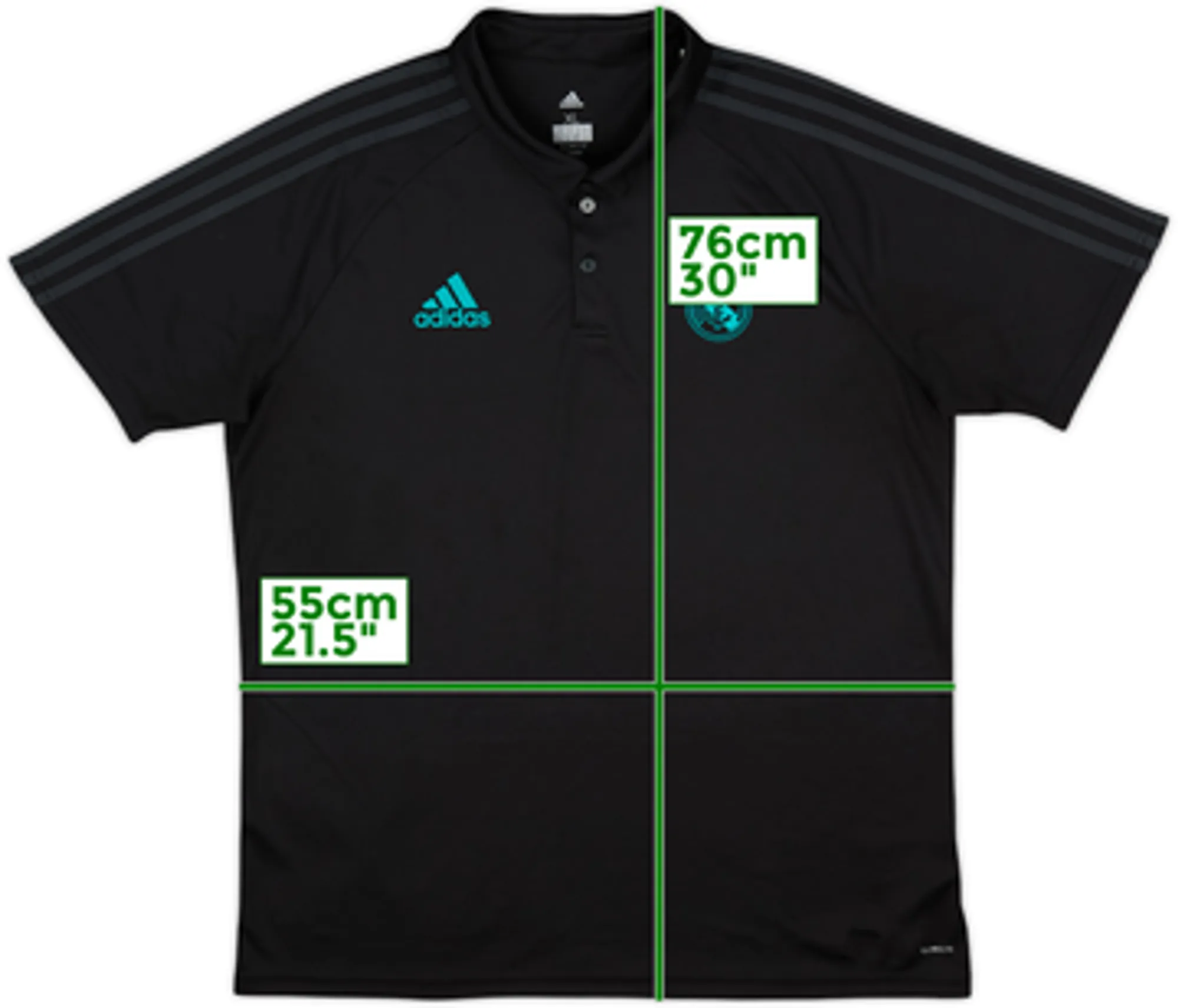 2017-18 Real Madrid adidas Polo Shirt - 8/10 - (S)