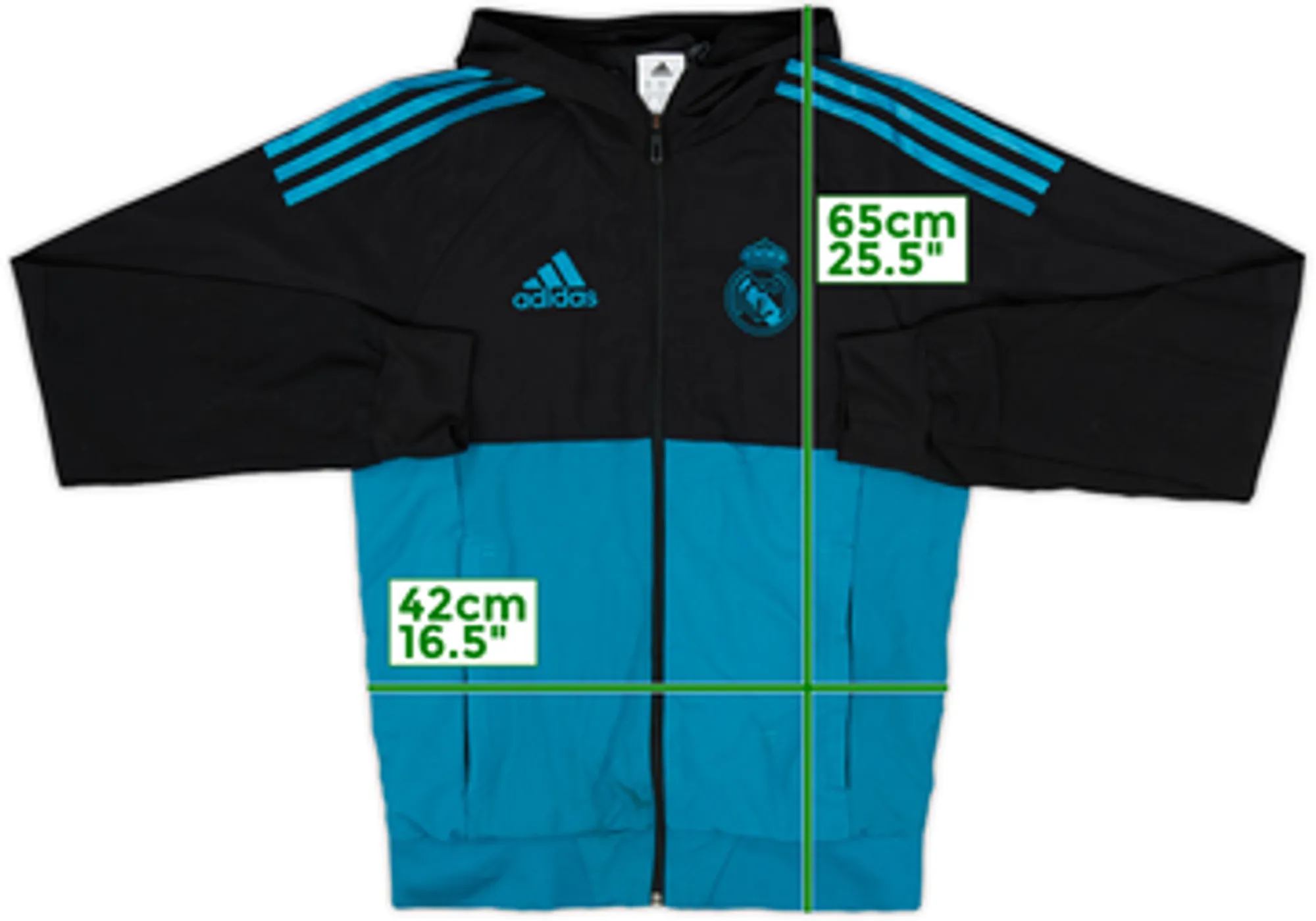 2017-18 Real Madrid adidas Track Jacket - 7/10 - (XS)