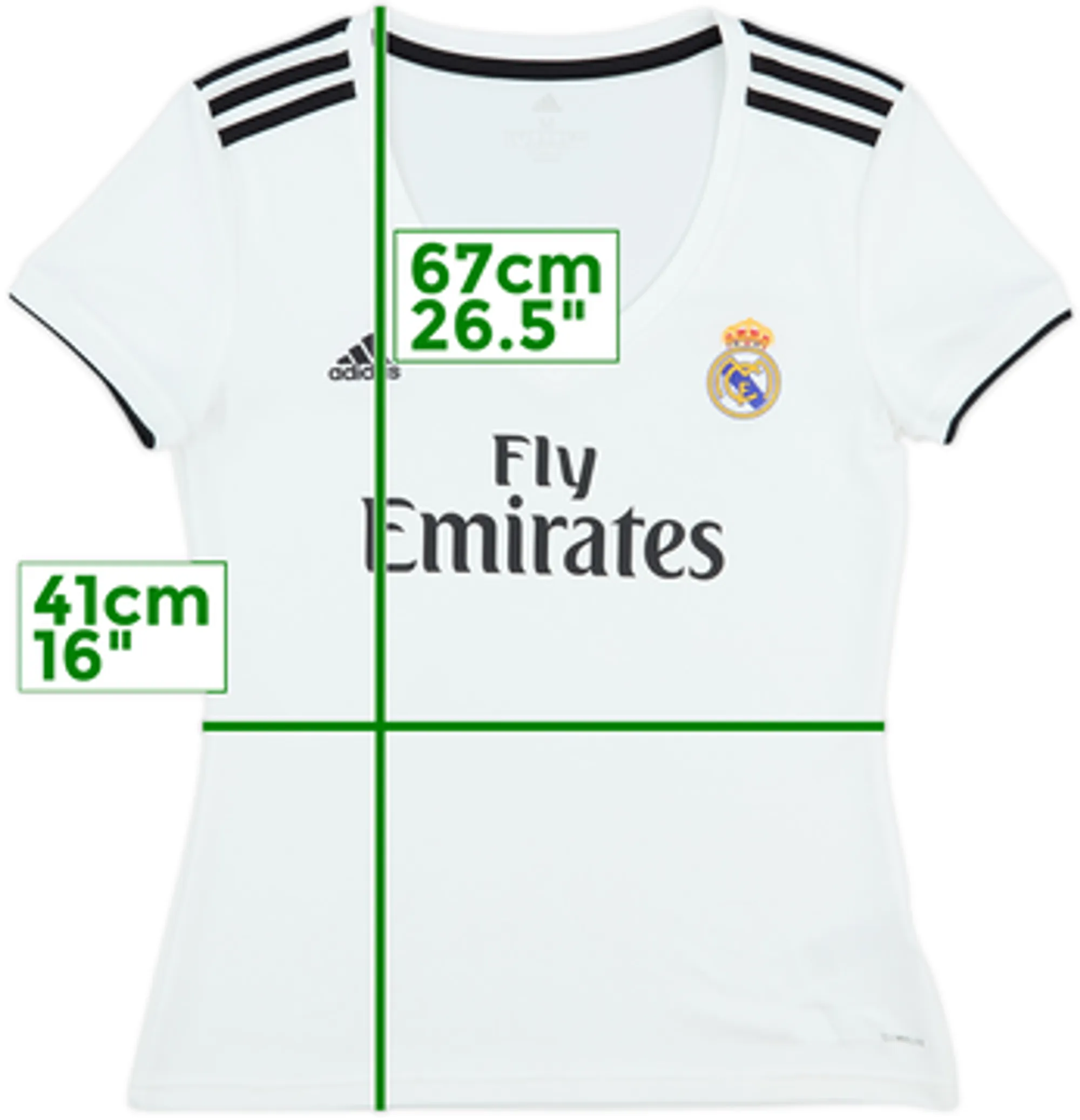 2018-19 Real Madrid Home Shirt - 8/10 - (Women's M)