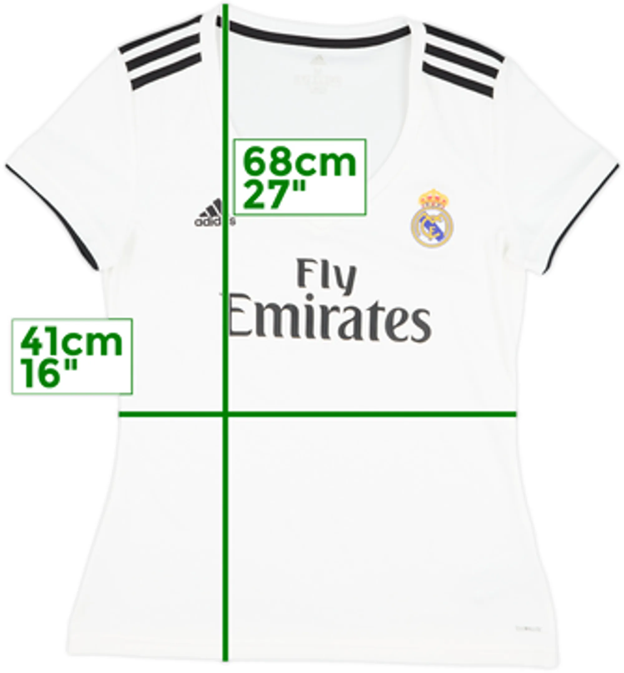 2018-19 Real Madrid Home Shirt - 9/10 - (Women's M)