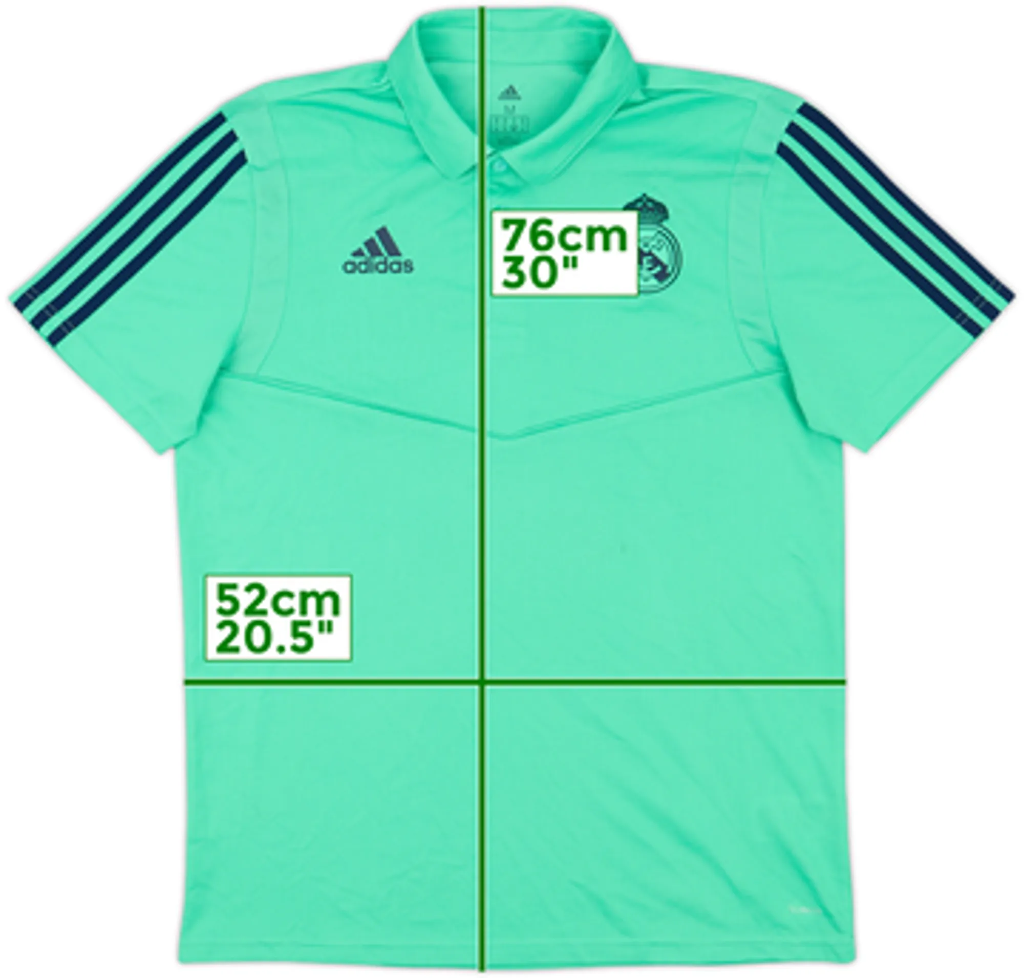2019-20 Real Madrid adidas Polo Shirt - 8/10 - (M)