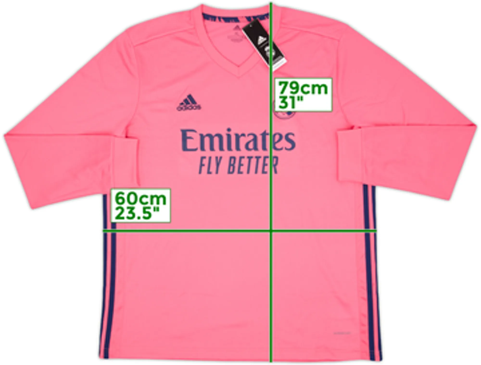2020-21 Real Madrid Away L/S Shirt (XL)