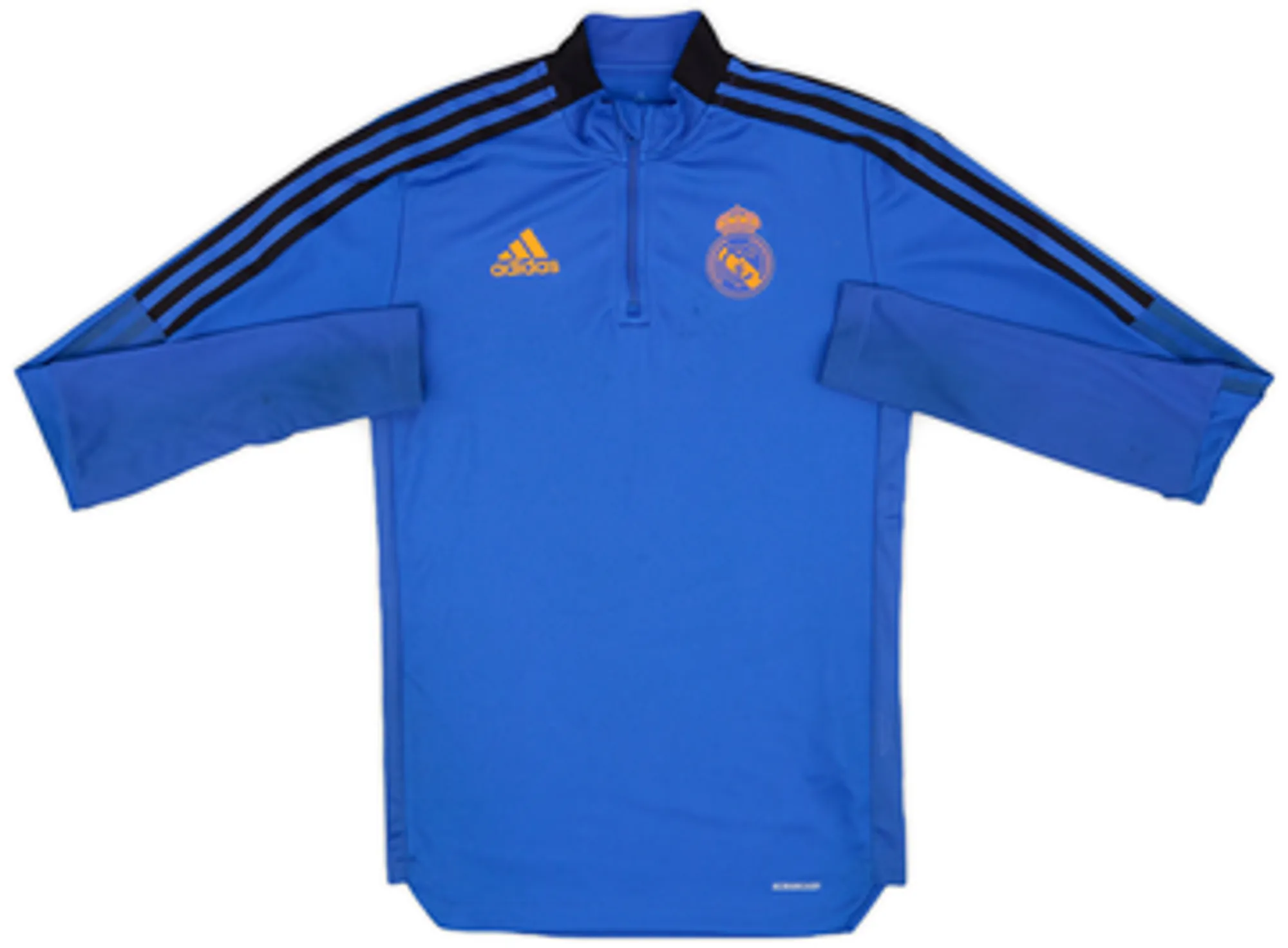 2021-22 Real Madrid adidas 1/4 Zip Training Top - 7/10 - (XS)