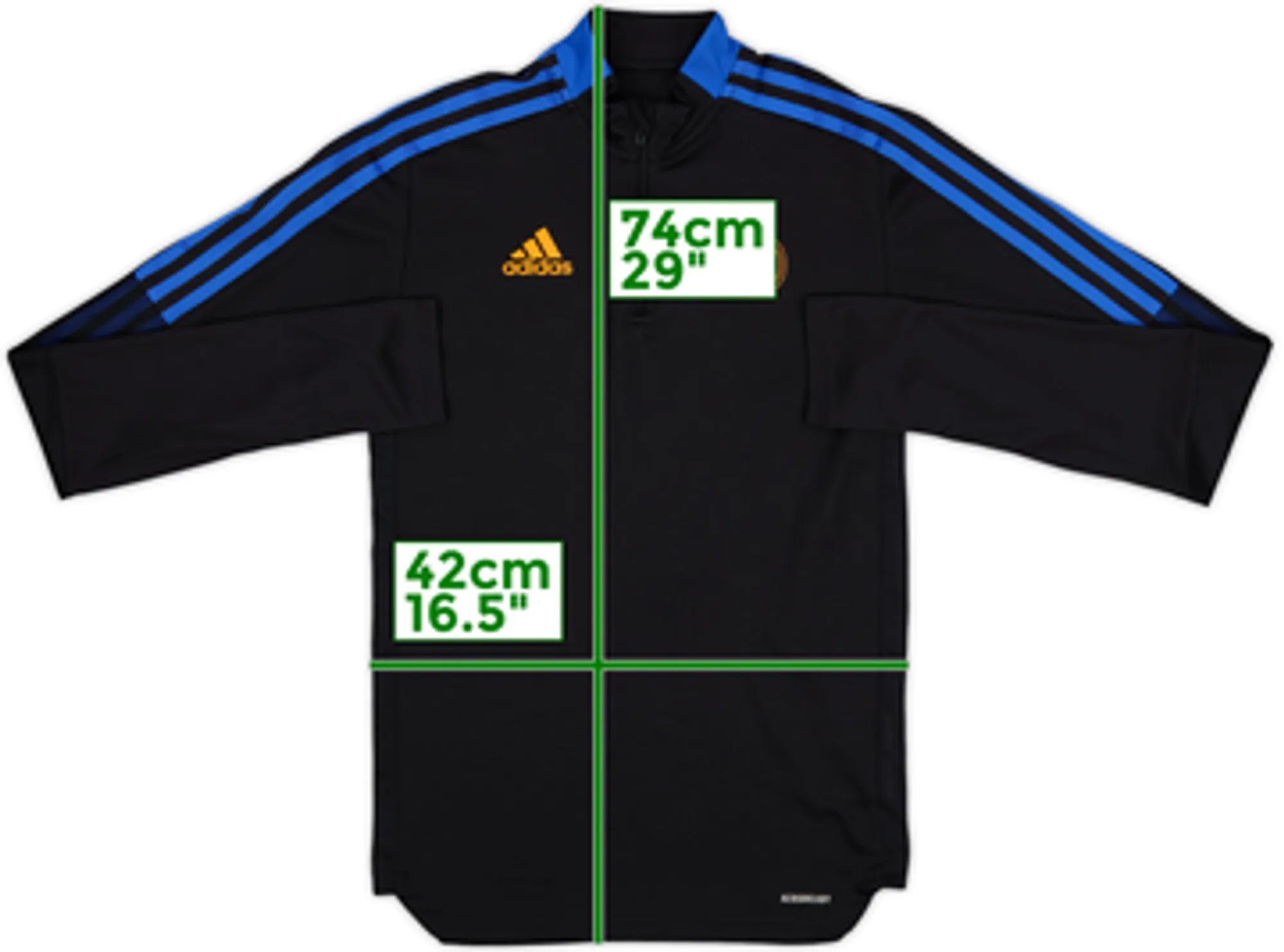 2021-22 Real Madrid adidas 1/4 Zip Training Top - 8/10 - (XS)