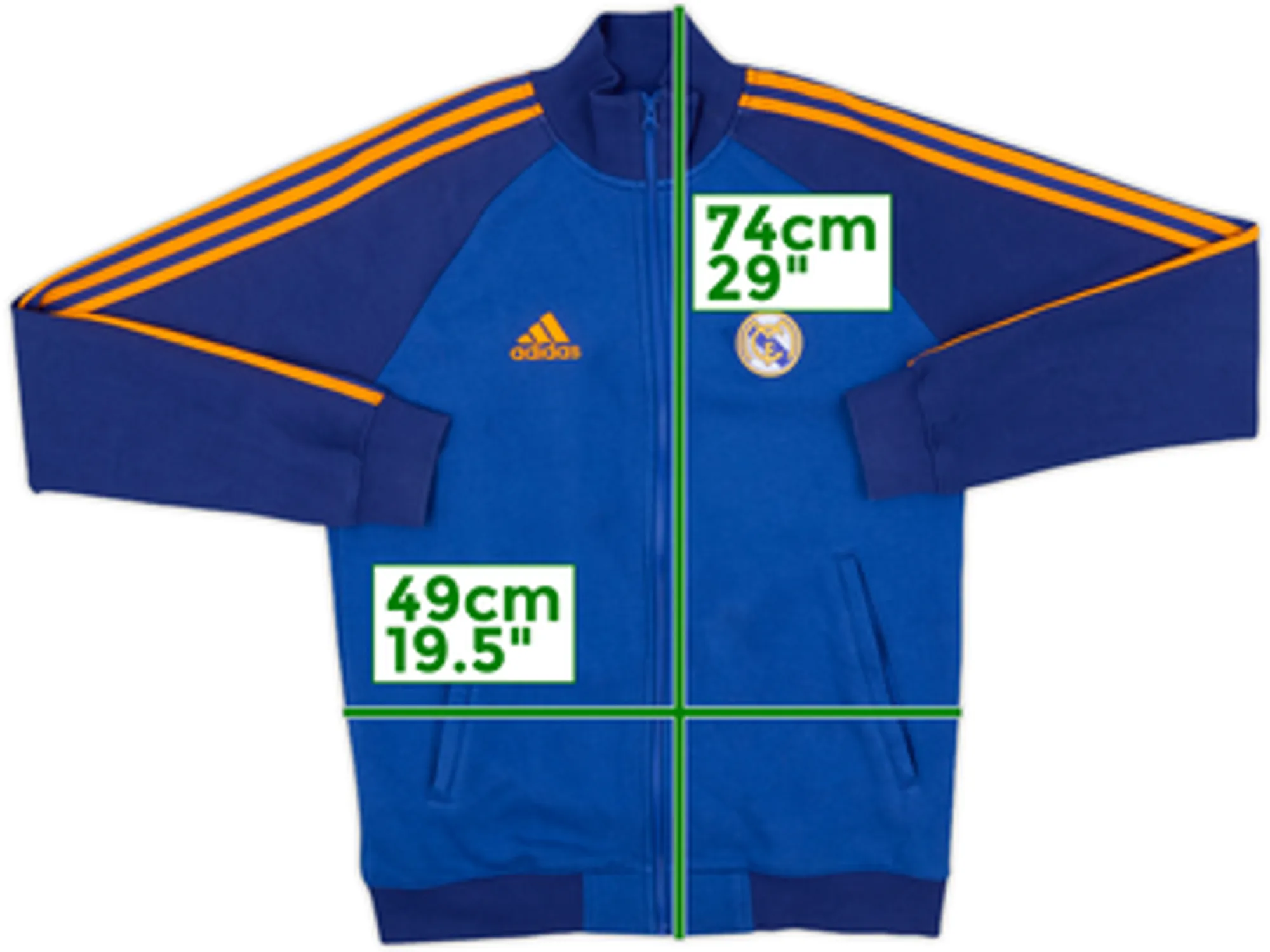 2021-22 Real Madrid adidas Track Jacket - 8/10 - (S)