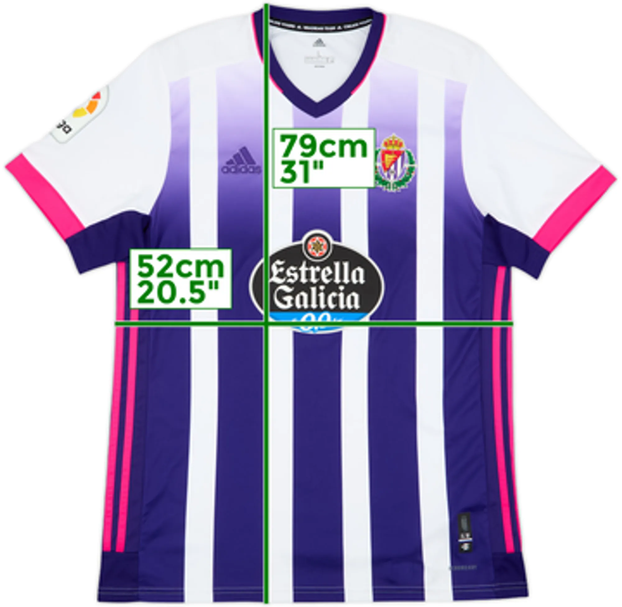 2020-21 Real Valladolid Home Shirt - 9/10 - (L)