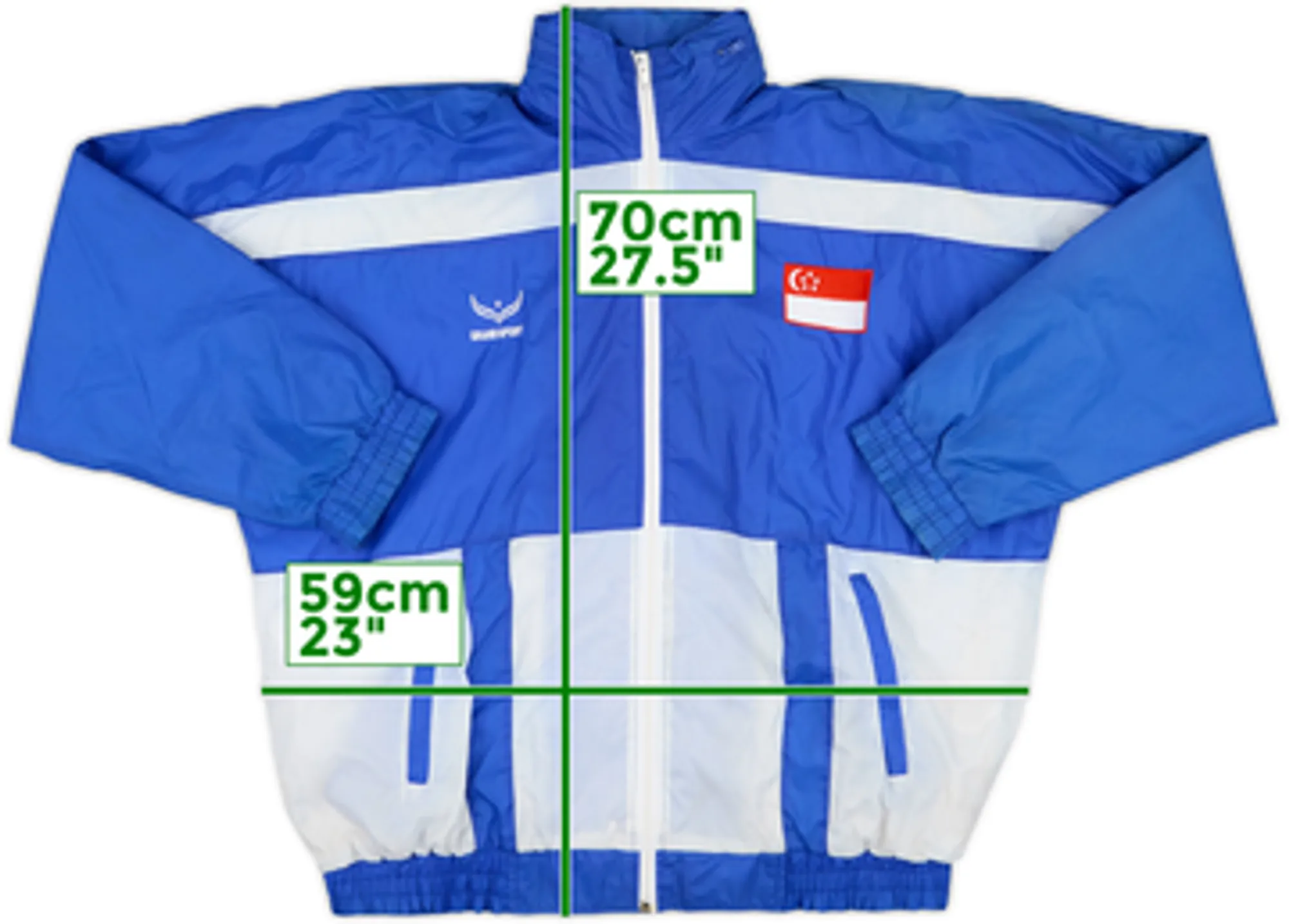 1998-00 Singapore Grand Sport Hooded Rain Jacket - 6/10 - (M)