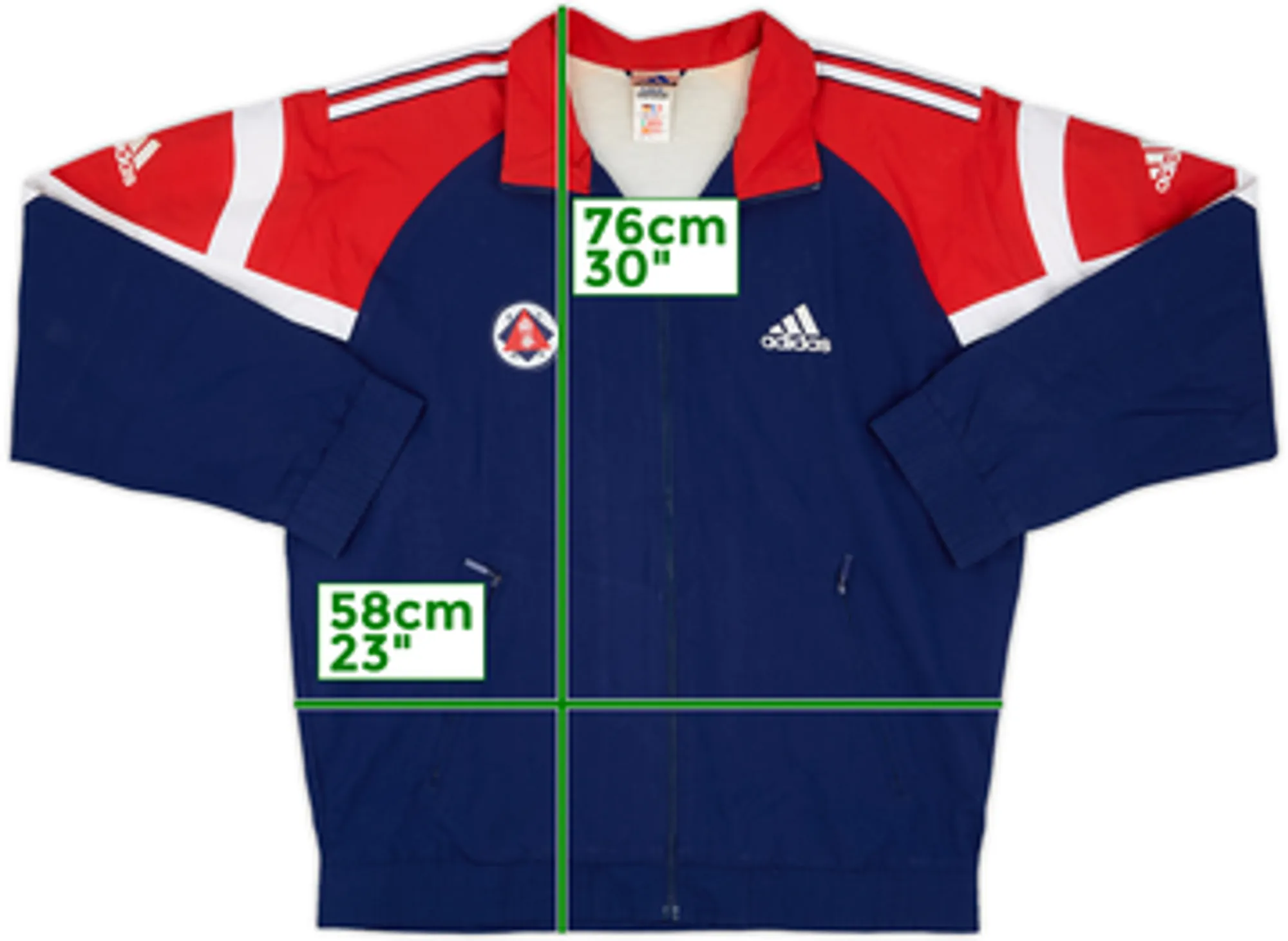 1999-00 South China AA adidas Track Jacket - 8/10 - (L)