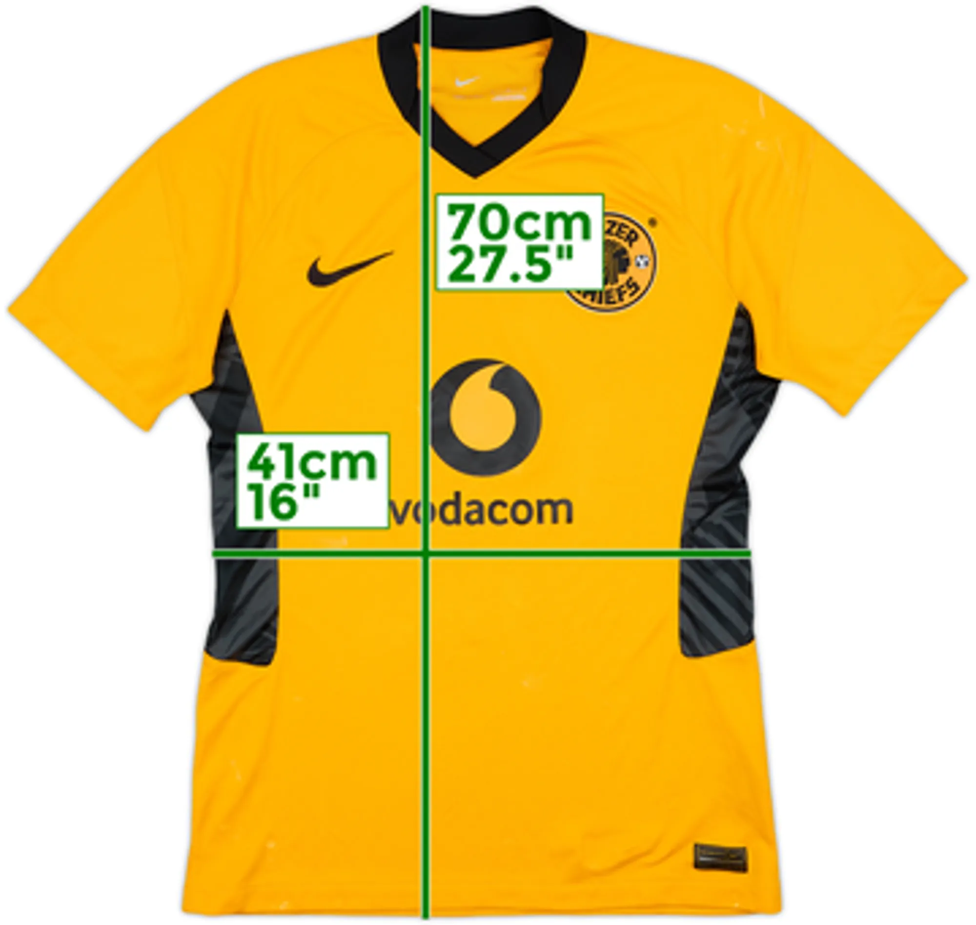 2021-22 Kaizer Chiefs Authentic Home Shirt - 8/10 - (M)