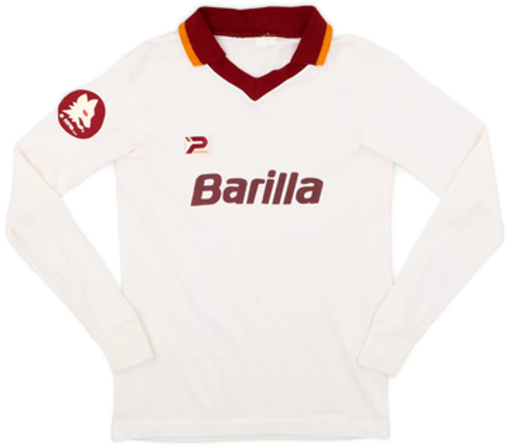 1982-84 Roma Away L/S Shirt - 8/10 - (Y)