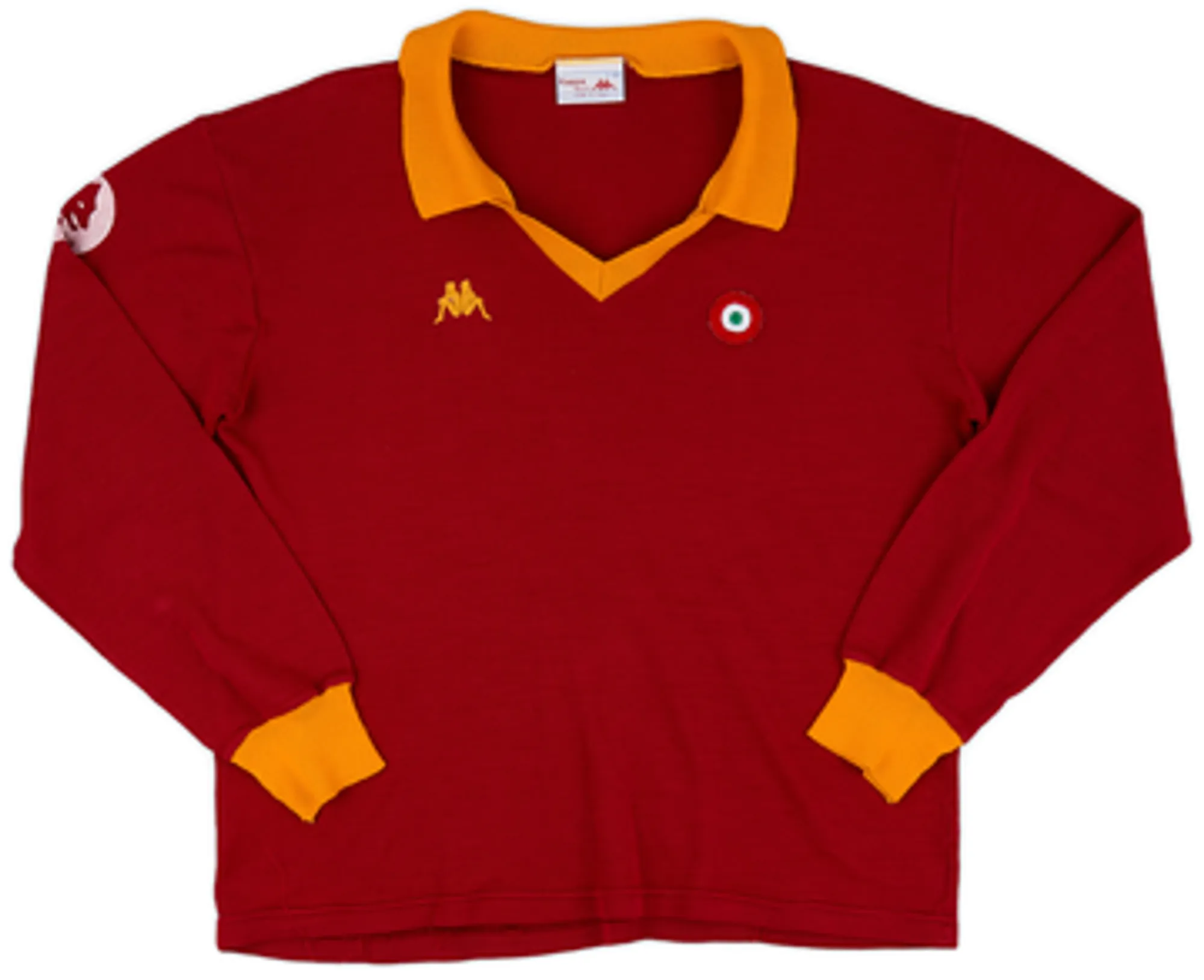 1984-85 Roma Home L/S Shirt - 8/10 - (L)