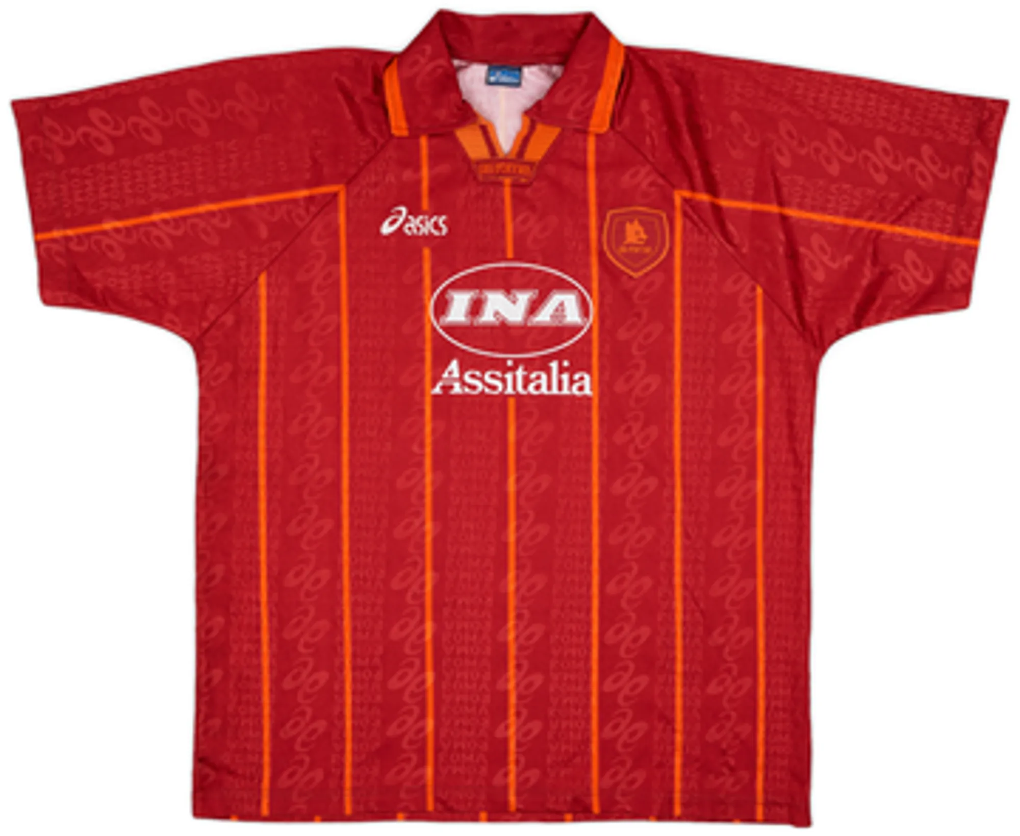 1996-97 Roma Home Shirt - 9/10 - (L)