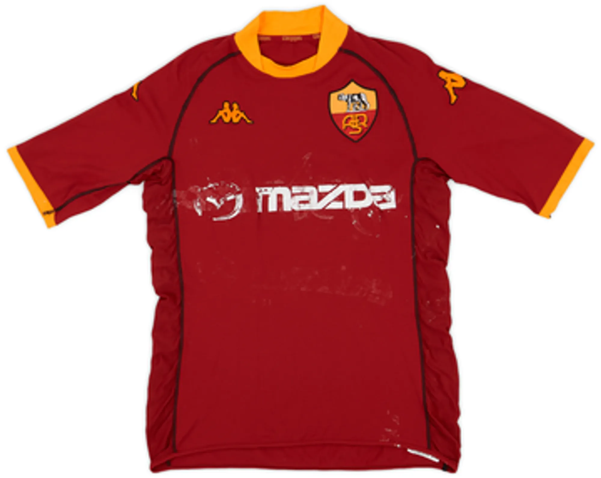 2002-03 Roma Home Shirt Candela #32 - 4/10 - (XL)