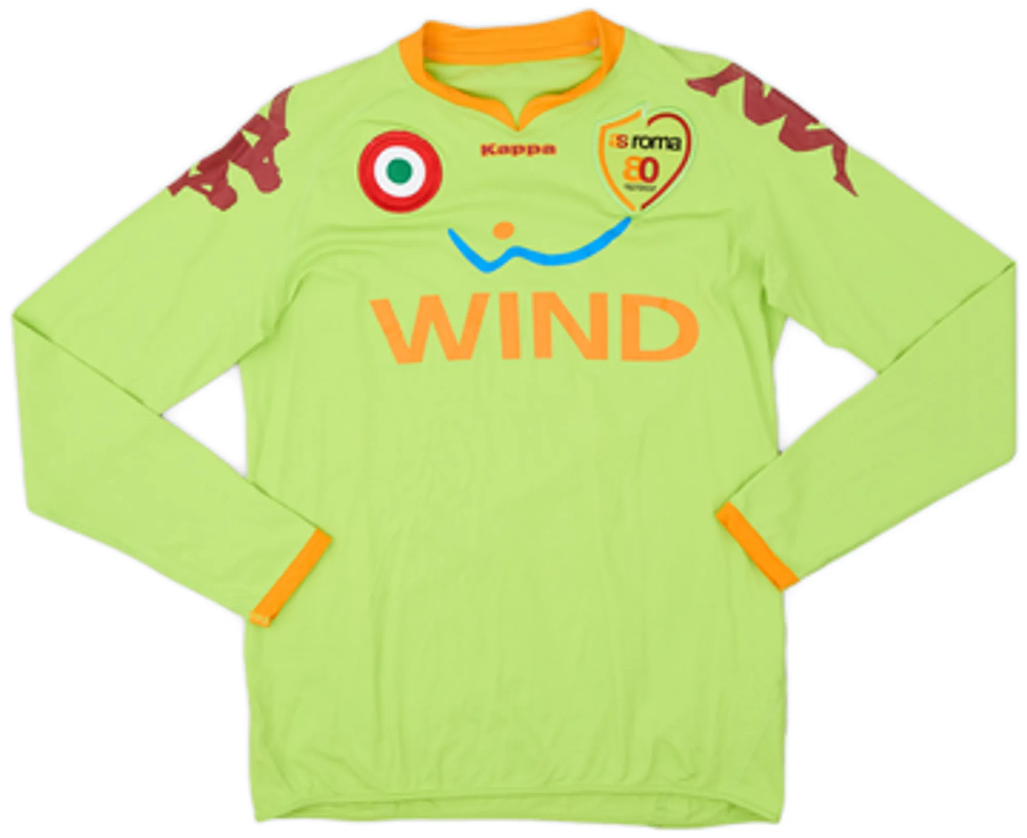 2007-08 Roma Green GK Shirt - 7/10 - (M)