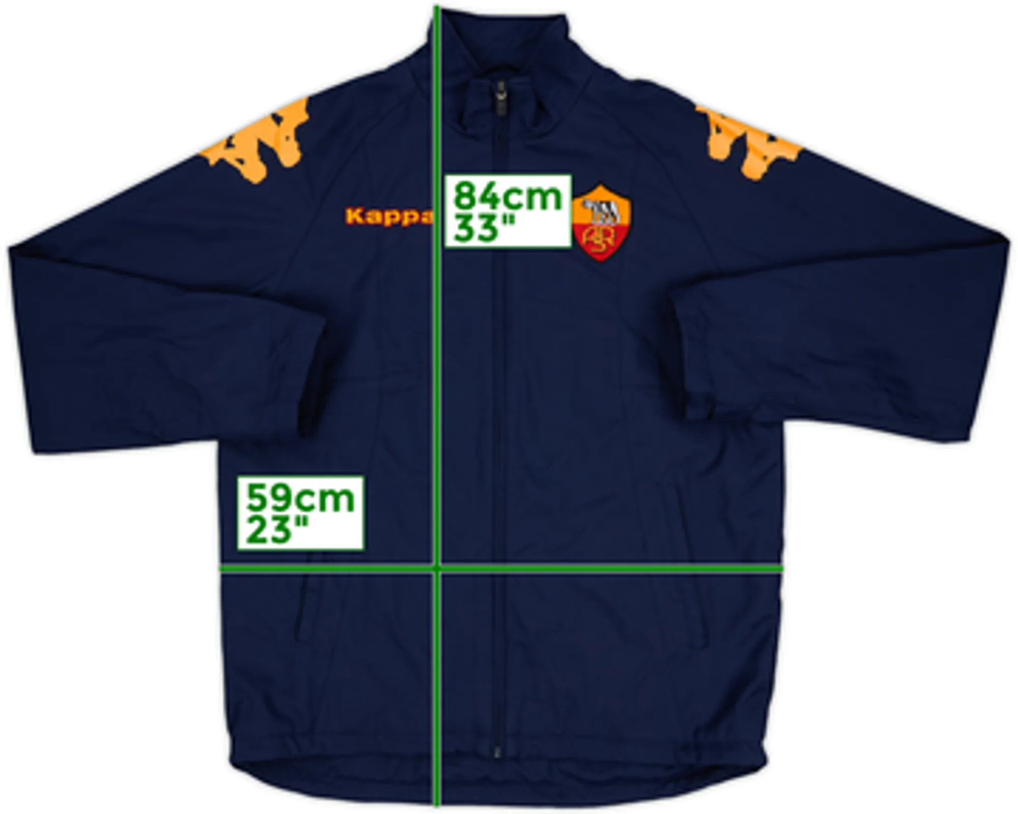 2009-10 Roma Kappa Track Jacket - 10/10 - (XXL)