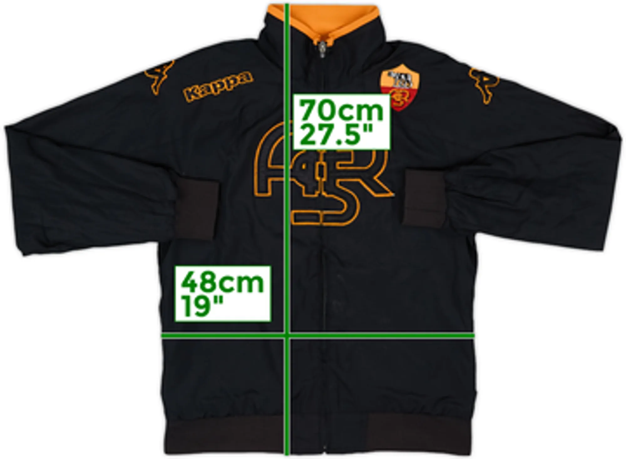 2011-12 Roma Kappa Track Jacket - 6/10 - (M)