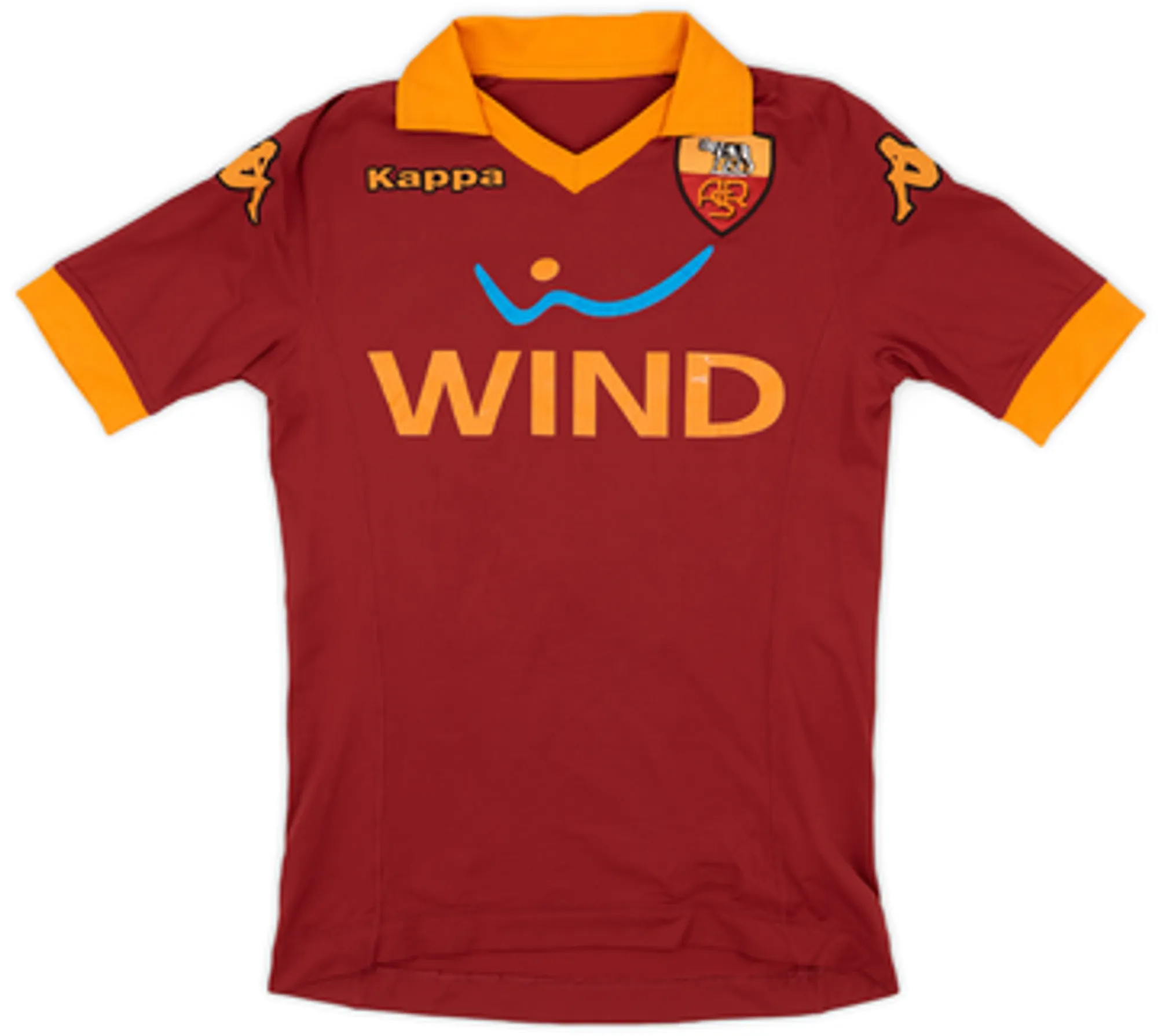 2012-13 Roma Home Shirt De Rossi #16 - 6/10 - (XS)
