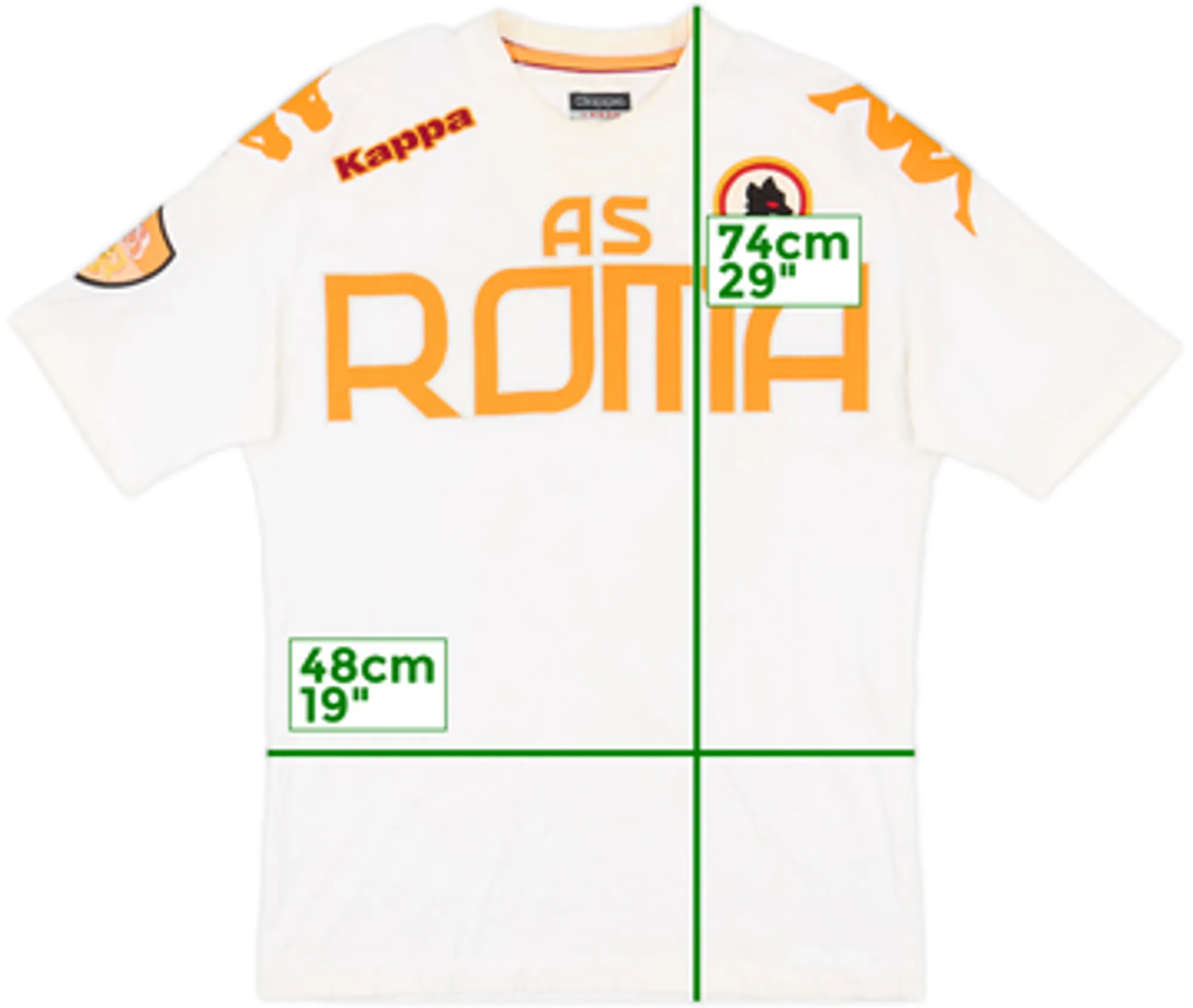 2009-10 Roma Kappa Cotton Tee - 5/10 - (L)