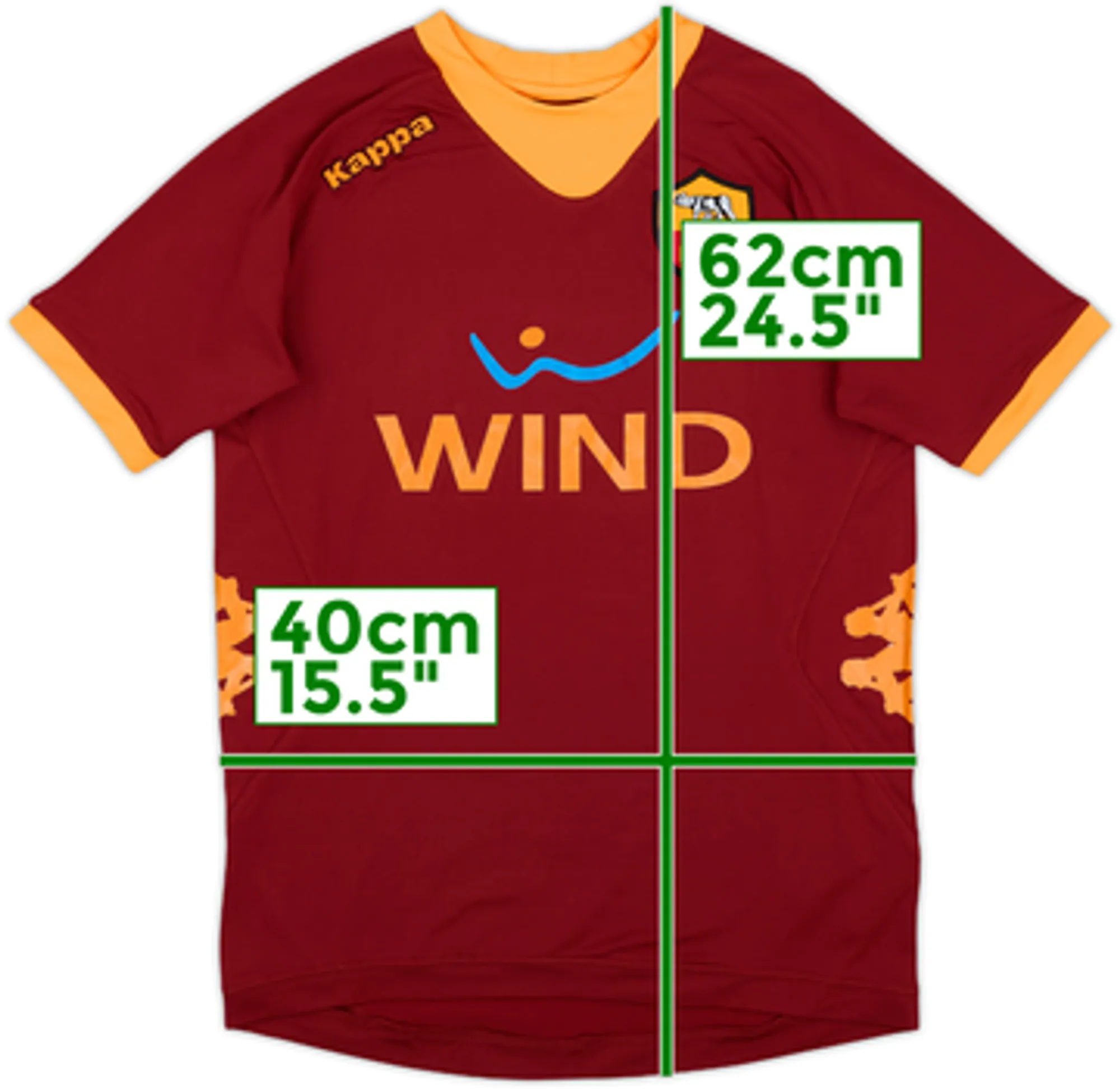 2011-12 Roma Home Shirt - 7/10 - (XL.Boys)