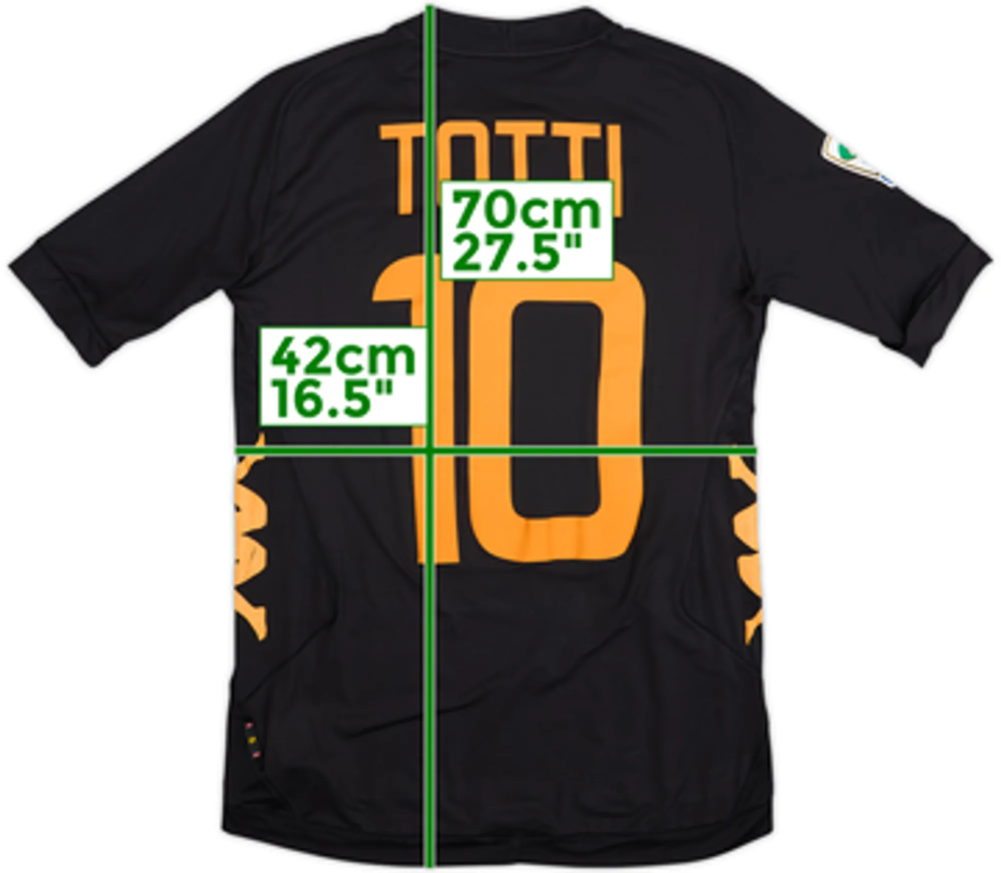 2011-12 Roma Third Shirt Totti #10 - 6/10 - (XS)