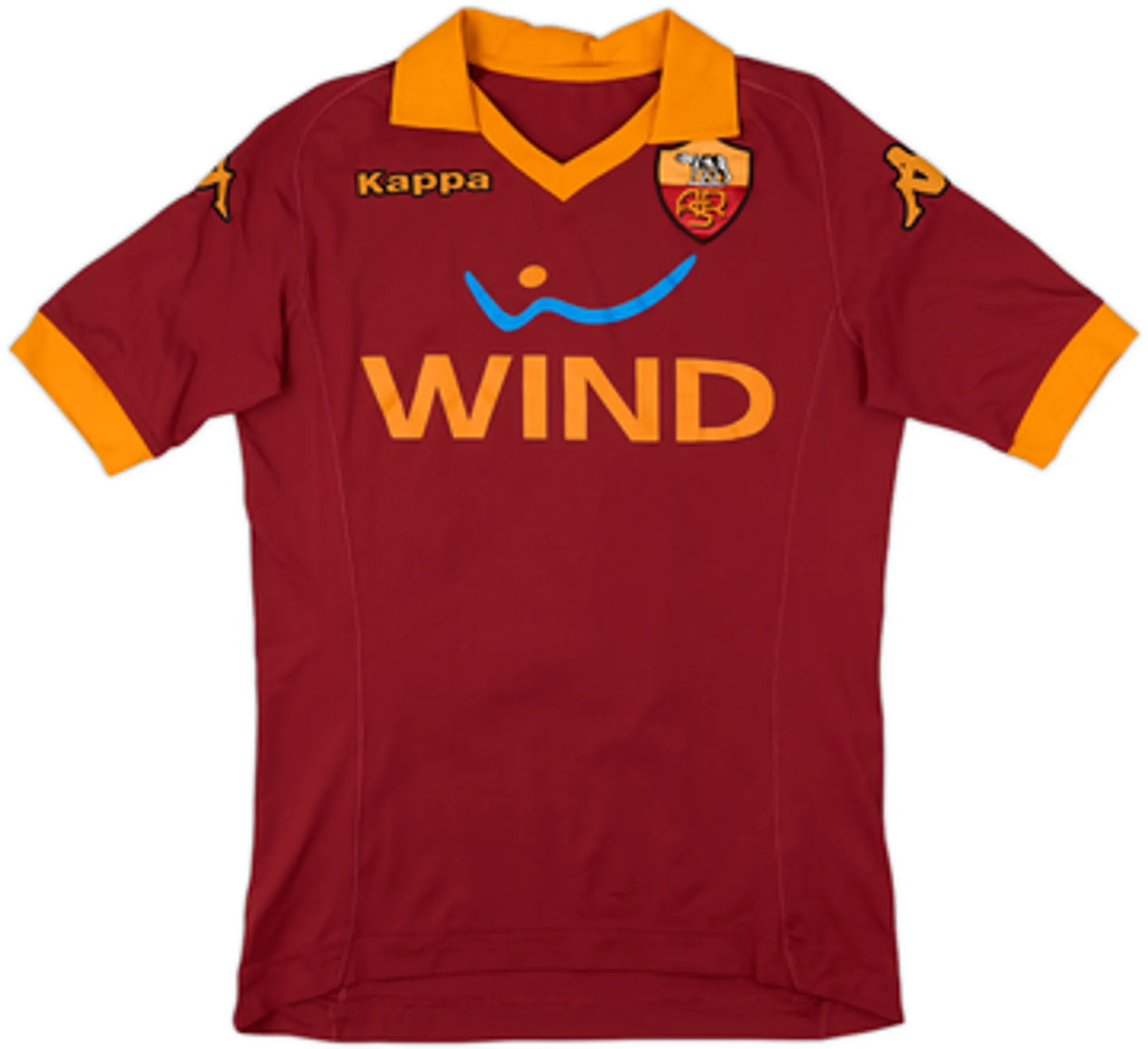 2012-13 Roma Home Shirt De Rossi #16 - 10/10 - (M)