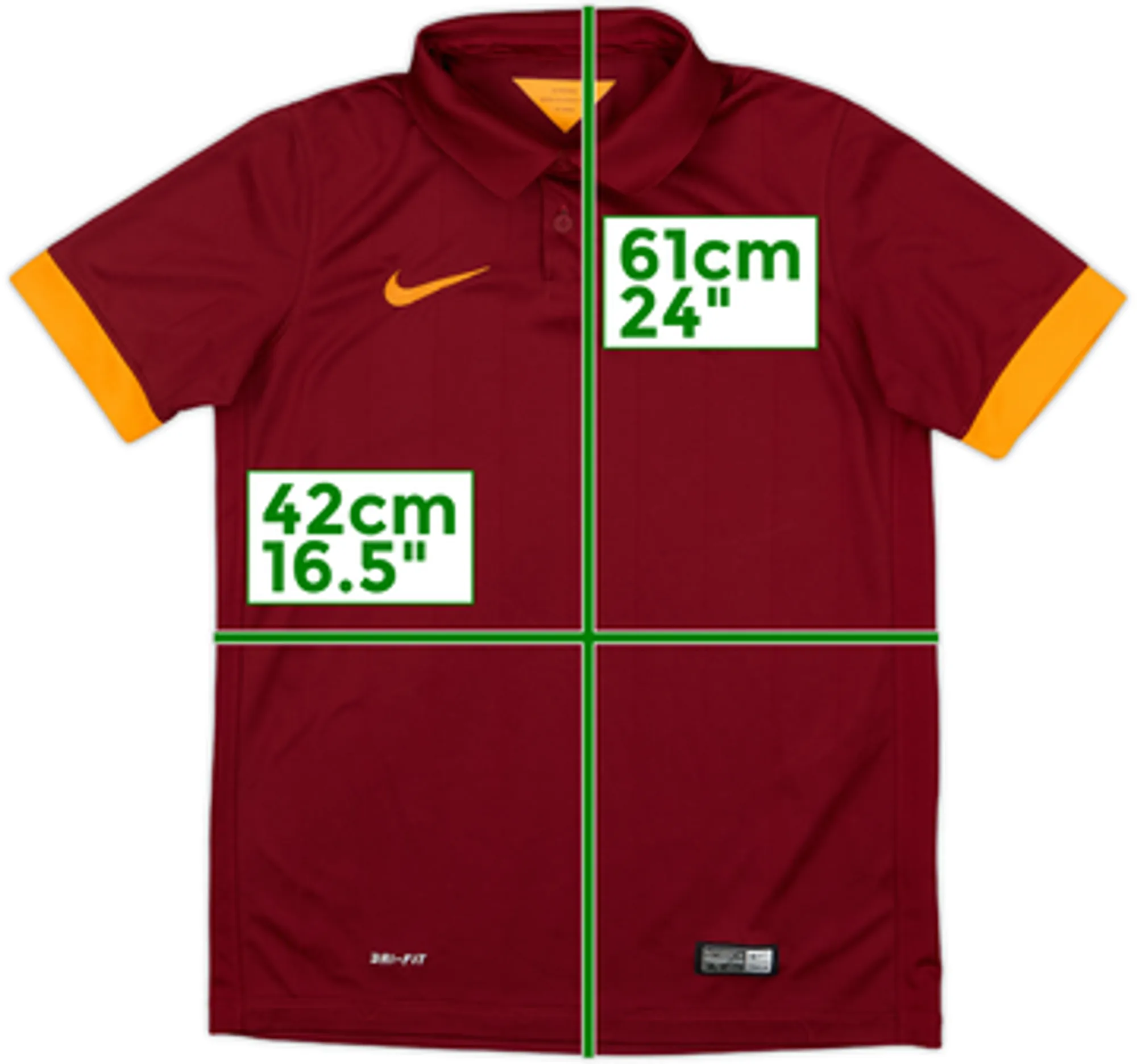 2014-15 Roma Home Shirt - 6/10 - (M.Boys)