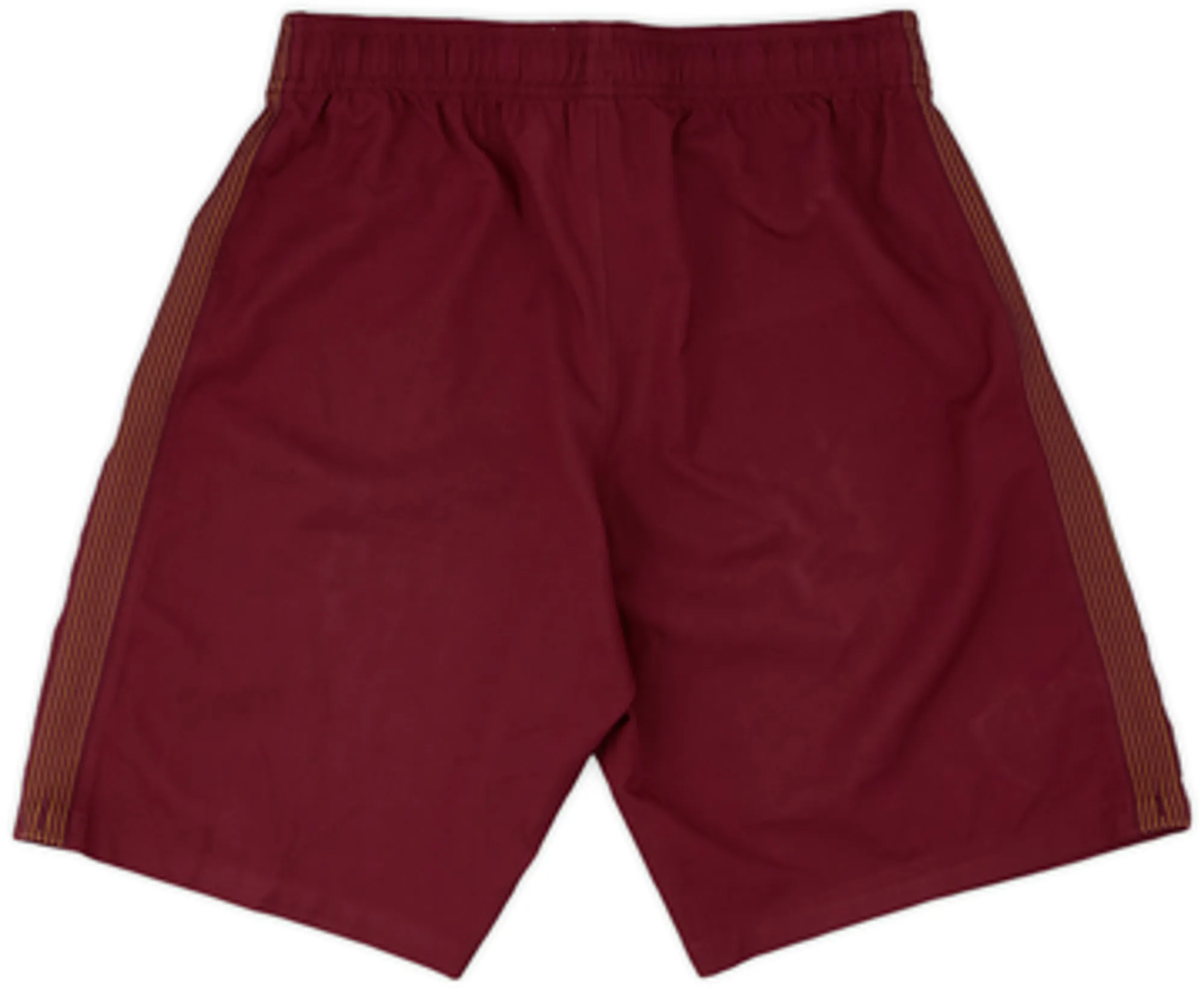 2017-18 Roma Player Issue Home Shorts #4 - 8/10 - (S)