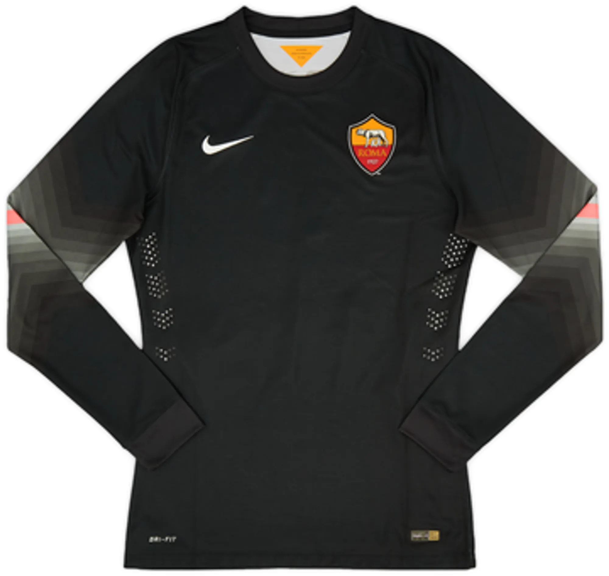 2014-15 Roma Player Issue GK Shirt De Sanctis #26 - 9/10 - (M)