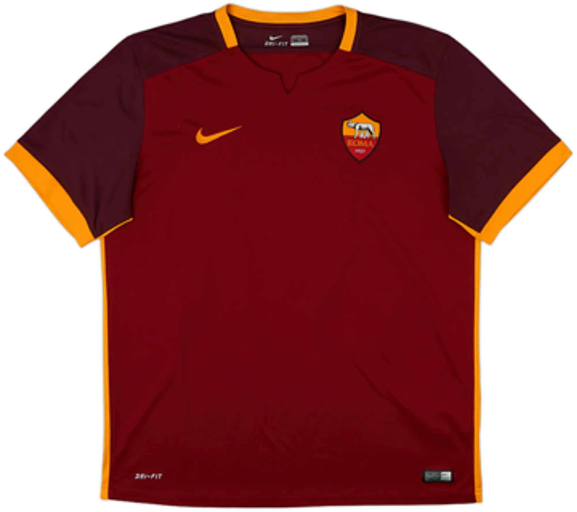 2015-16 Roma Home Shirt Dzeko #9 - 10/10 - (S)