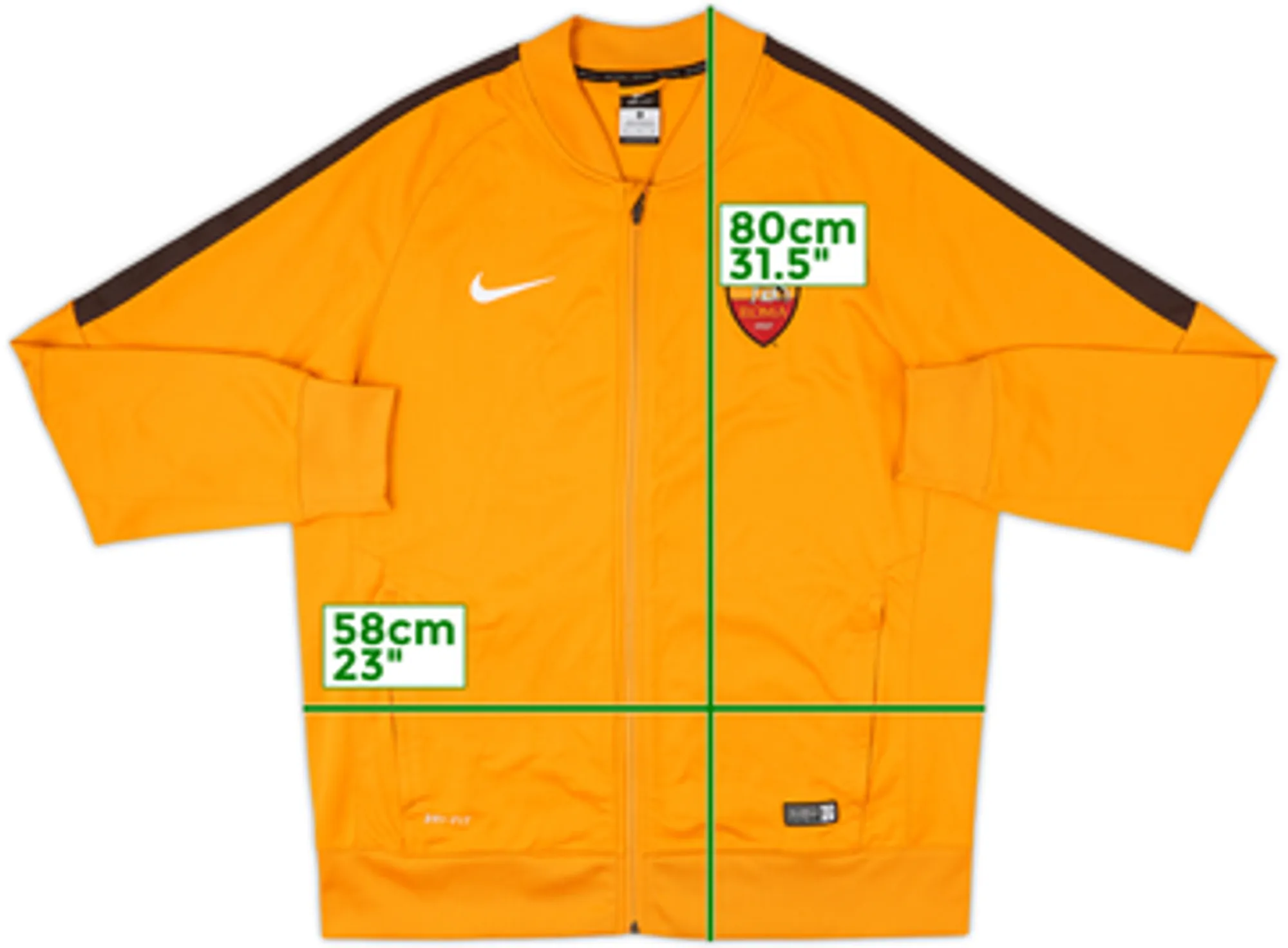 2014-15 Roma Nike Track Jacket - 8/10 - (S)