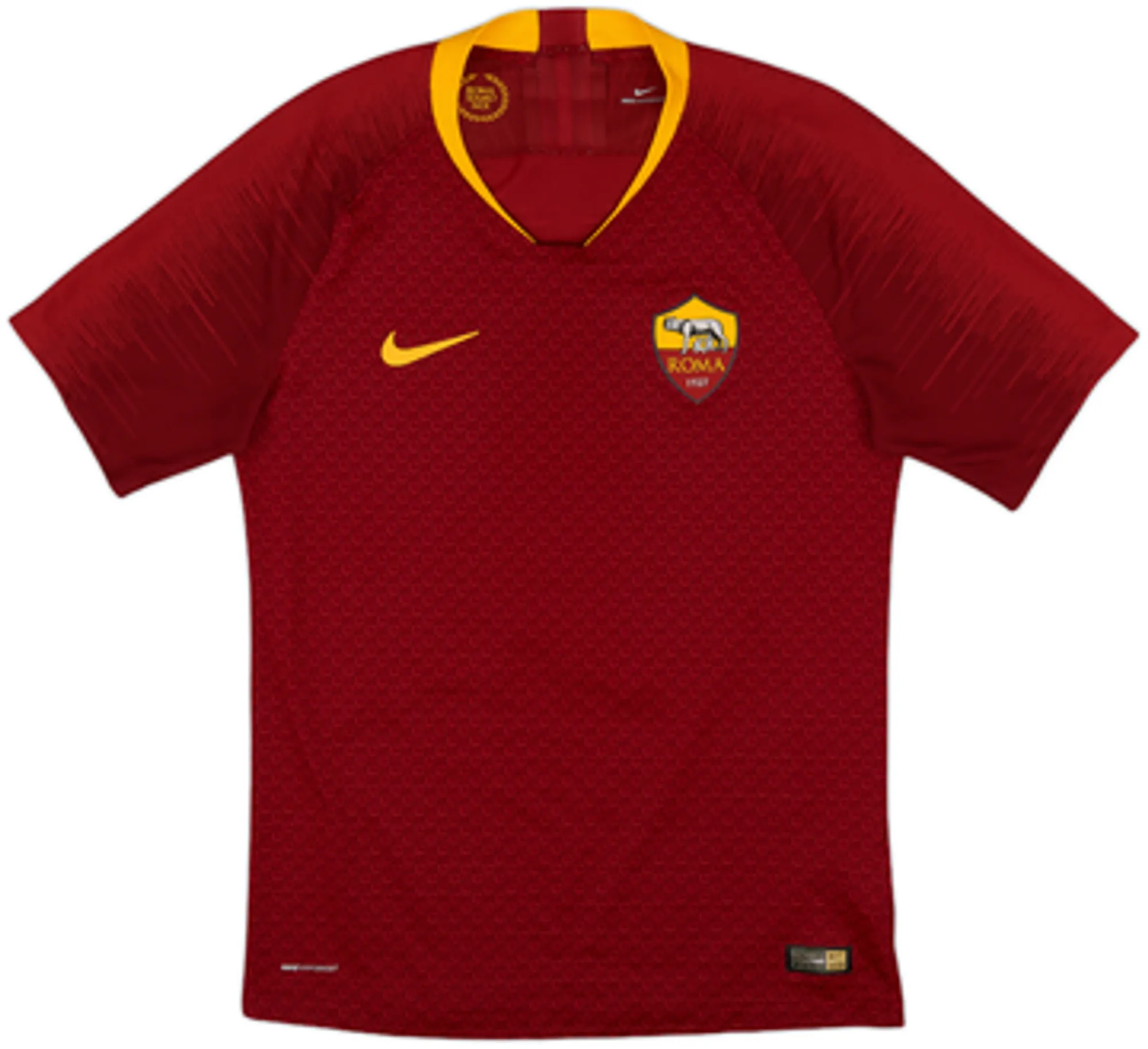 2018-19 Roma Authentic Home Shirt Dzeko #9 - 7/10 - (M)
