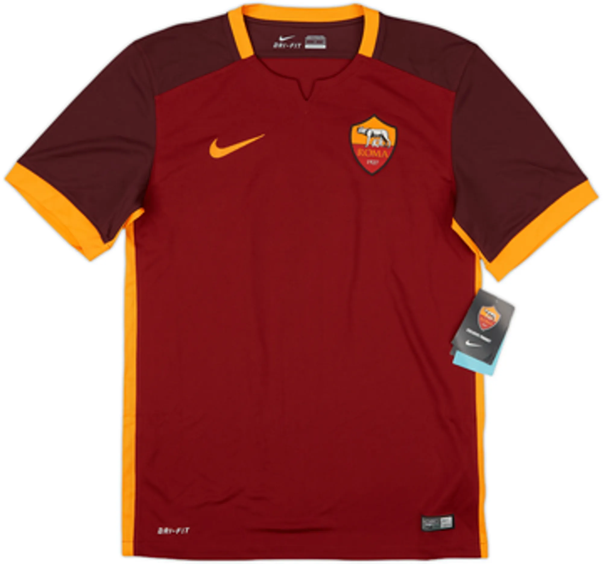 2015-16 Roma Home Shirt Dzeko #9 (L)