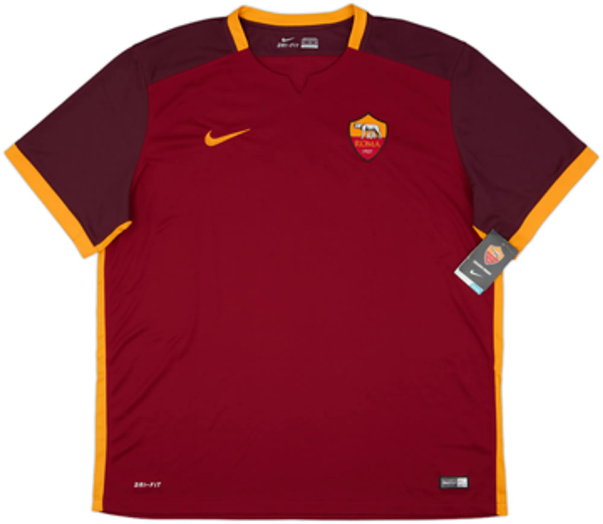 2015-16 Roma Home Shirt Rudiger #2 (XXL)