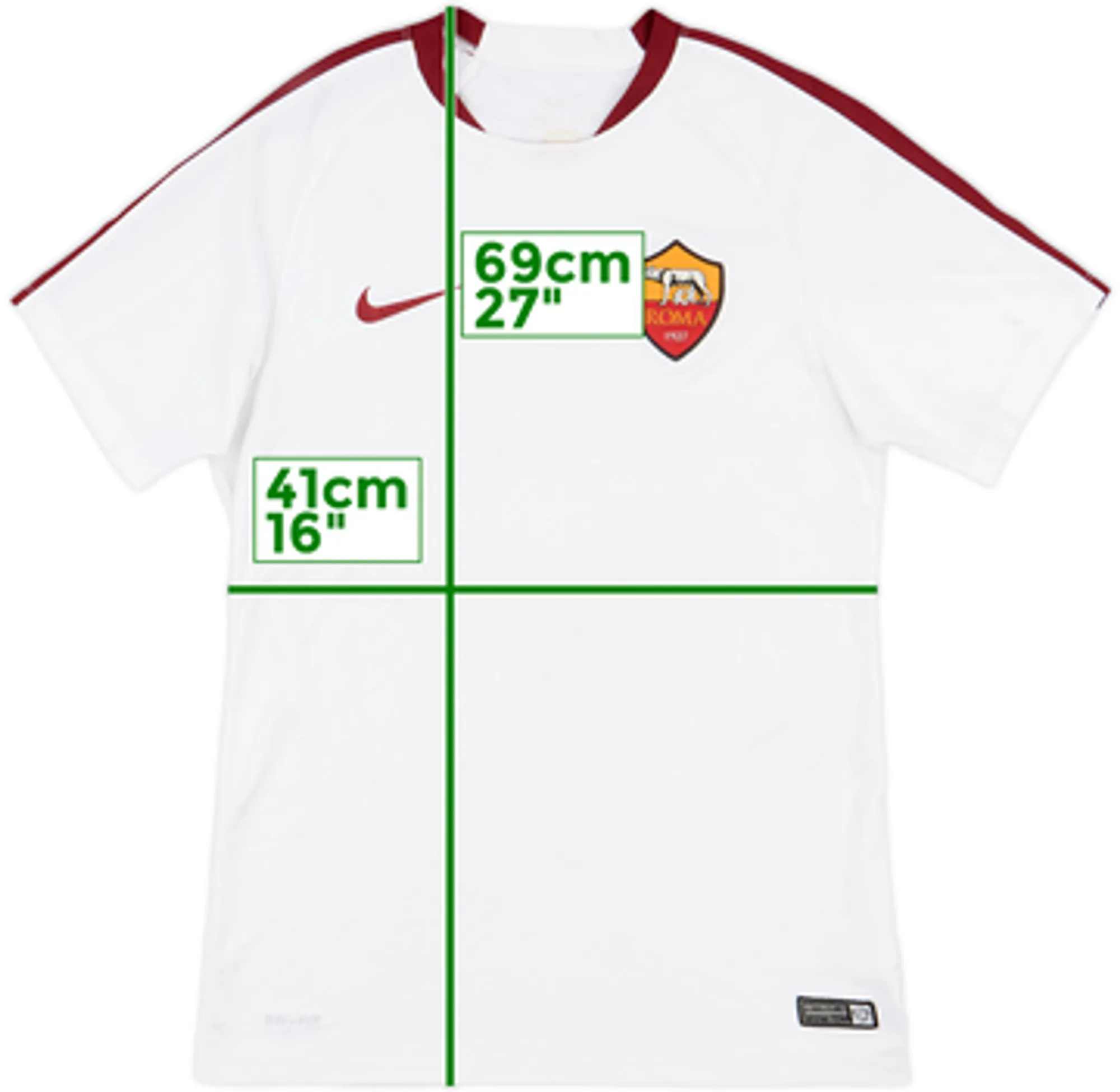 2015-16 Roma Nike Training Shirt - 6/10 - (S)