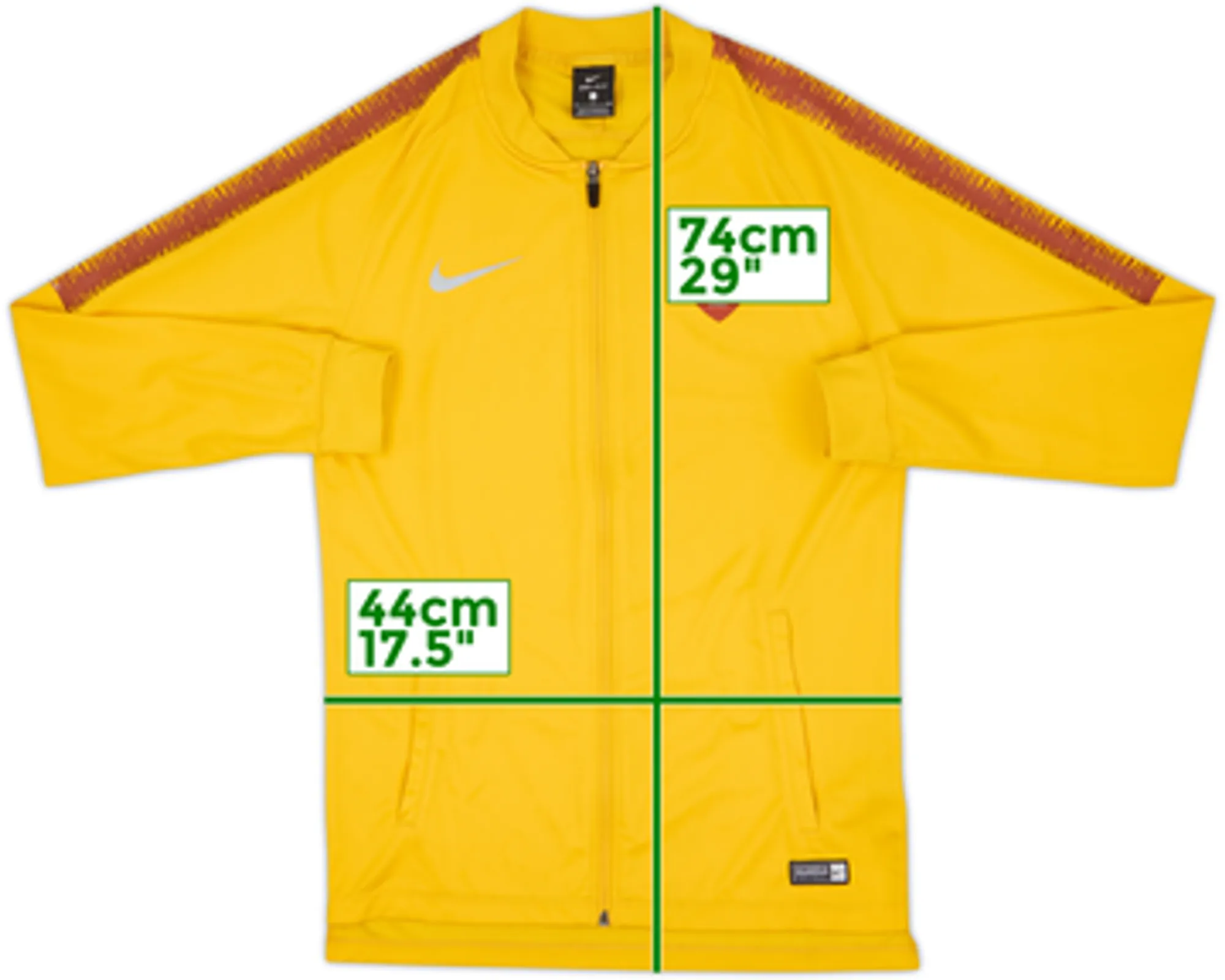 2018-19 Roma Nike Track Jacket - 8/10 - (S)