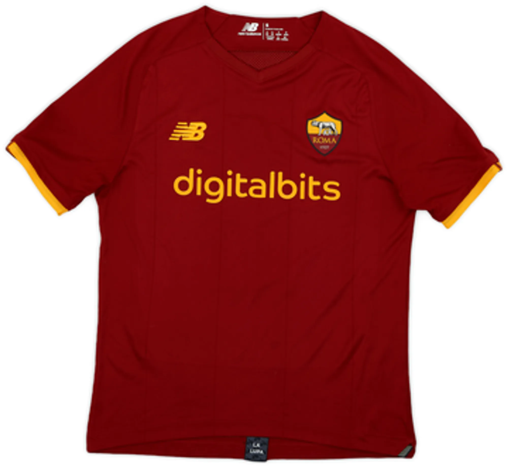 2021-22 Roma Home Shirt Spinazzola #37 - 10/10 - (S)