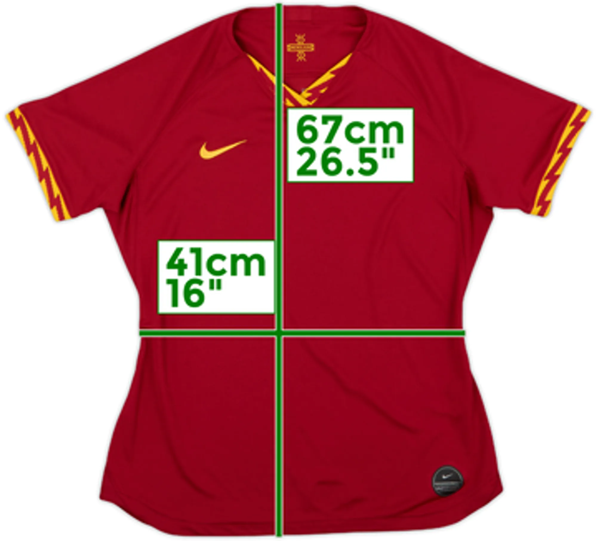 2019-20 Roma Home Shirt - 9/10 - (Women's L)