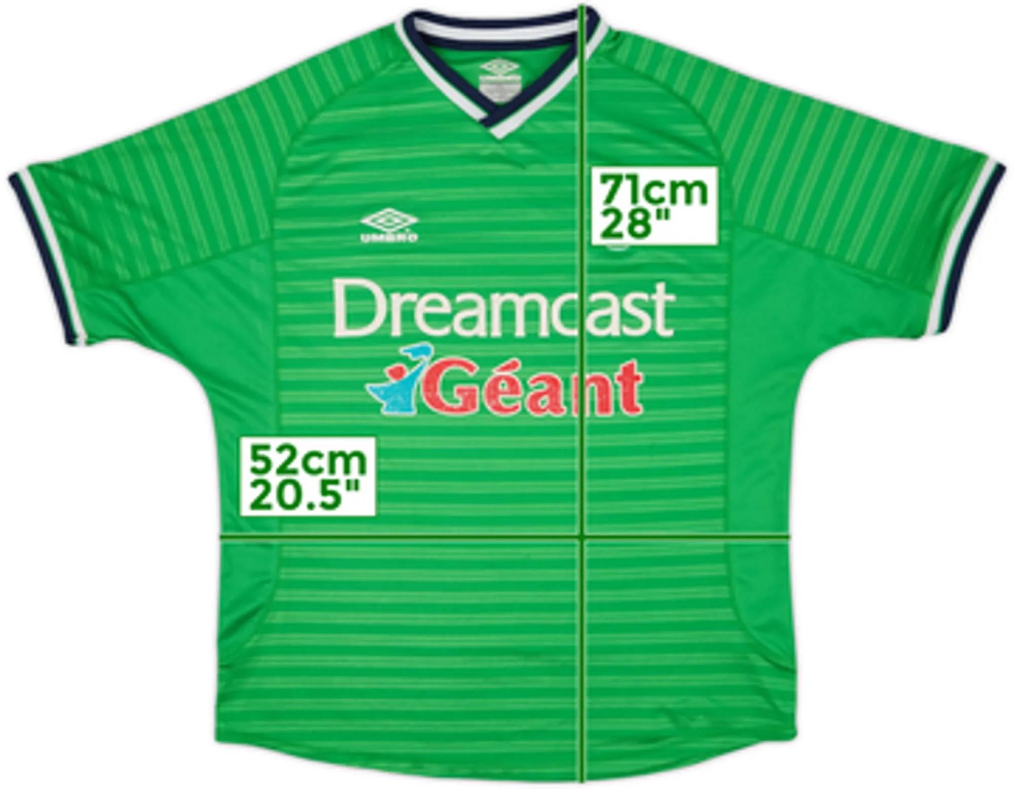 2000-01 Saint Etienne Home Shirt - 6/10 - (L)