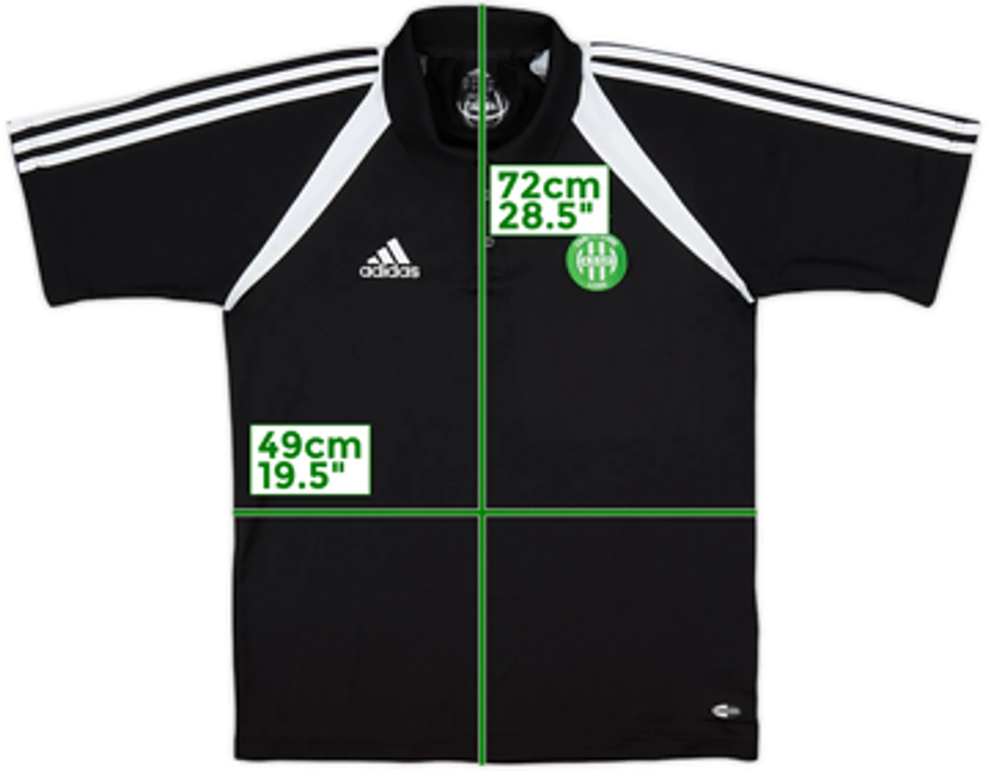 2005-06 Saint Etienne adidas Polo Shirt - 9/10 - (S)
