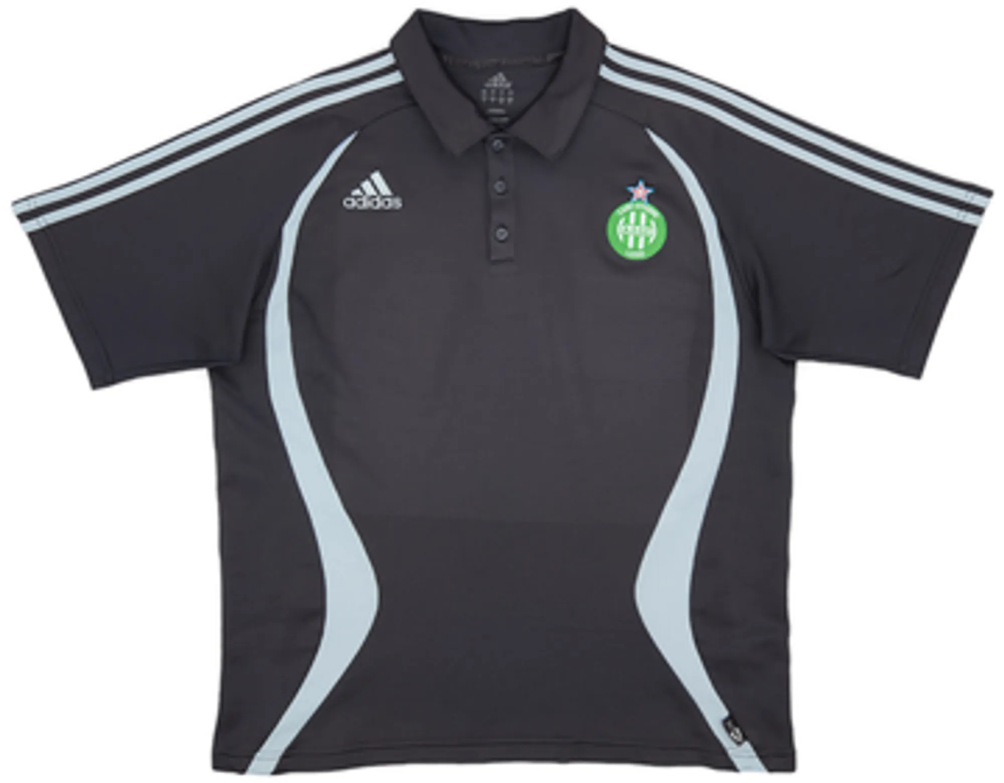 2006-07 Saint-Etienne adidas Polo Shirt - 9/10 - (L)
